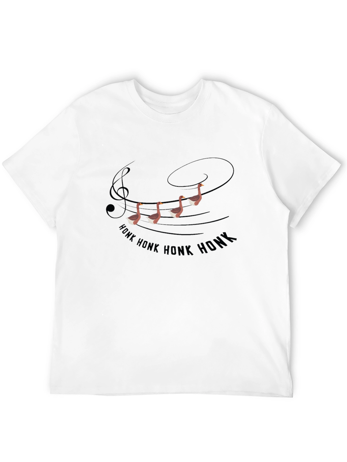 Honk Music Goose T-Shirt - Black