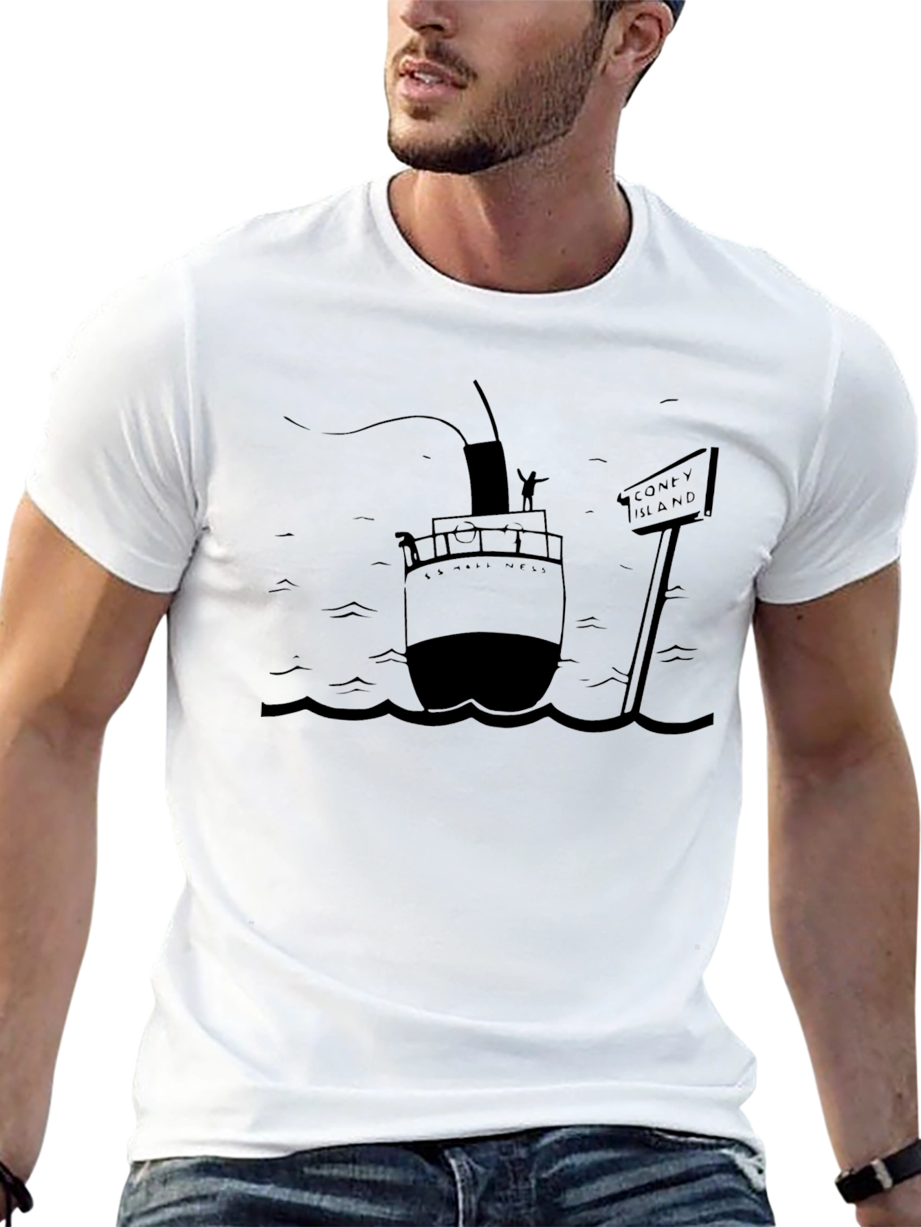Coney Island Ship Graphic Tee