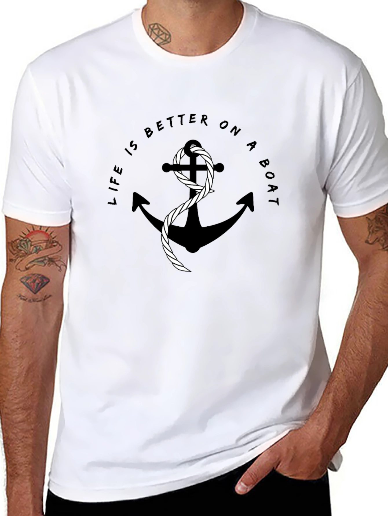 Life Is Better On A Boat Anchor T-Shirt