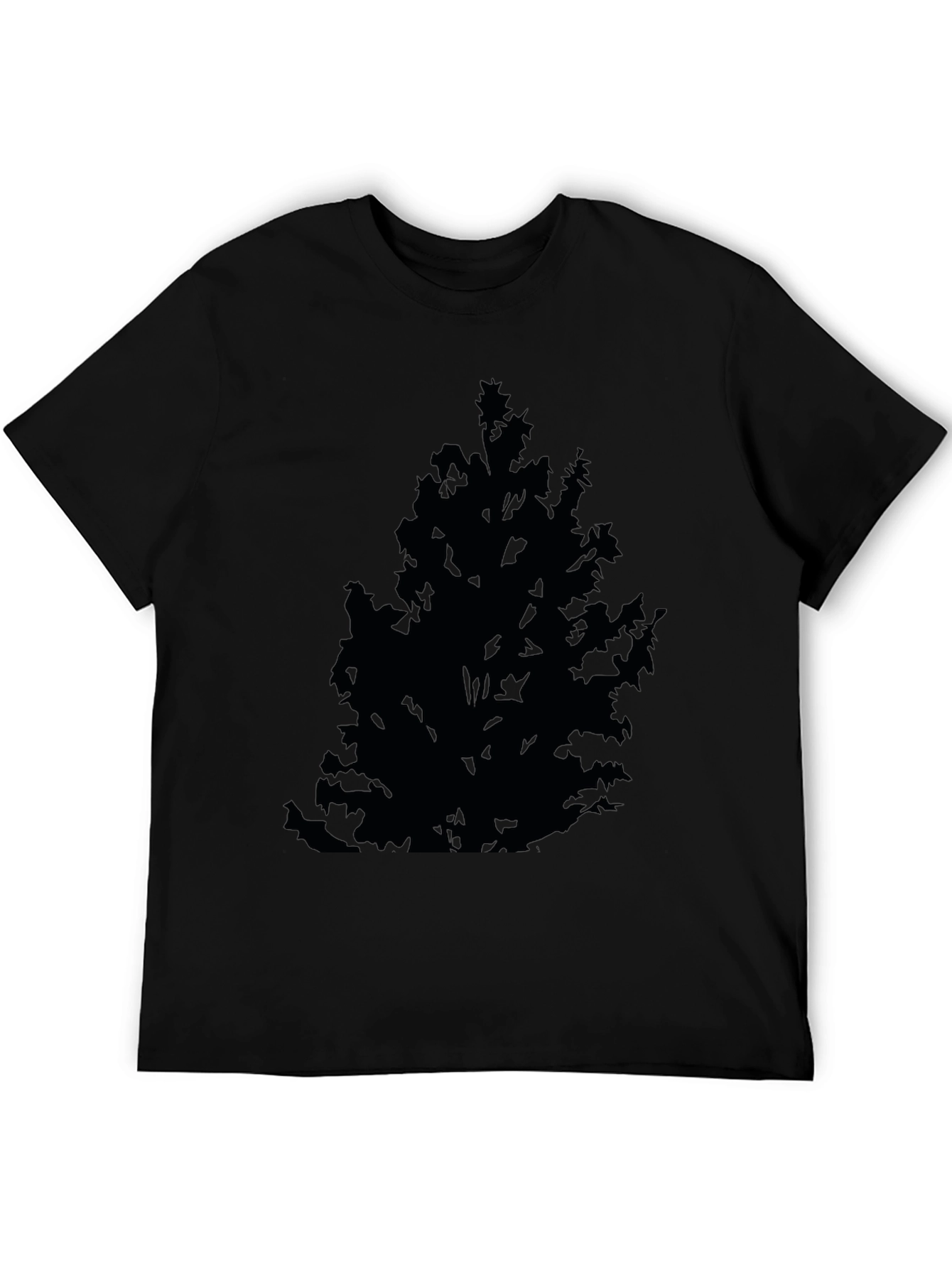 Tree Silhouette Black T-Shirt