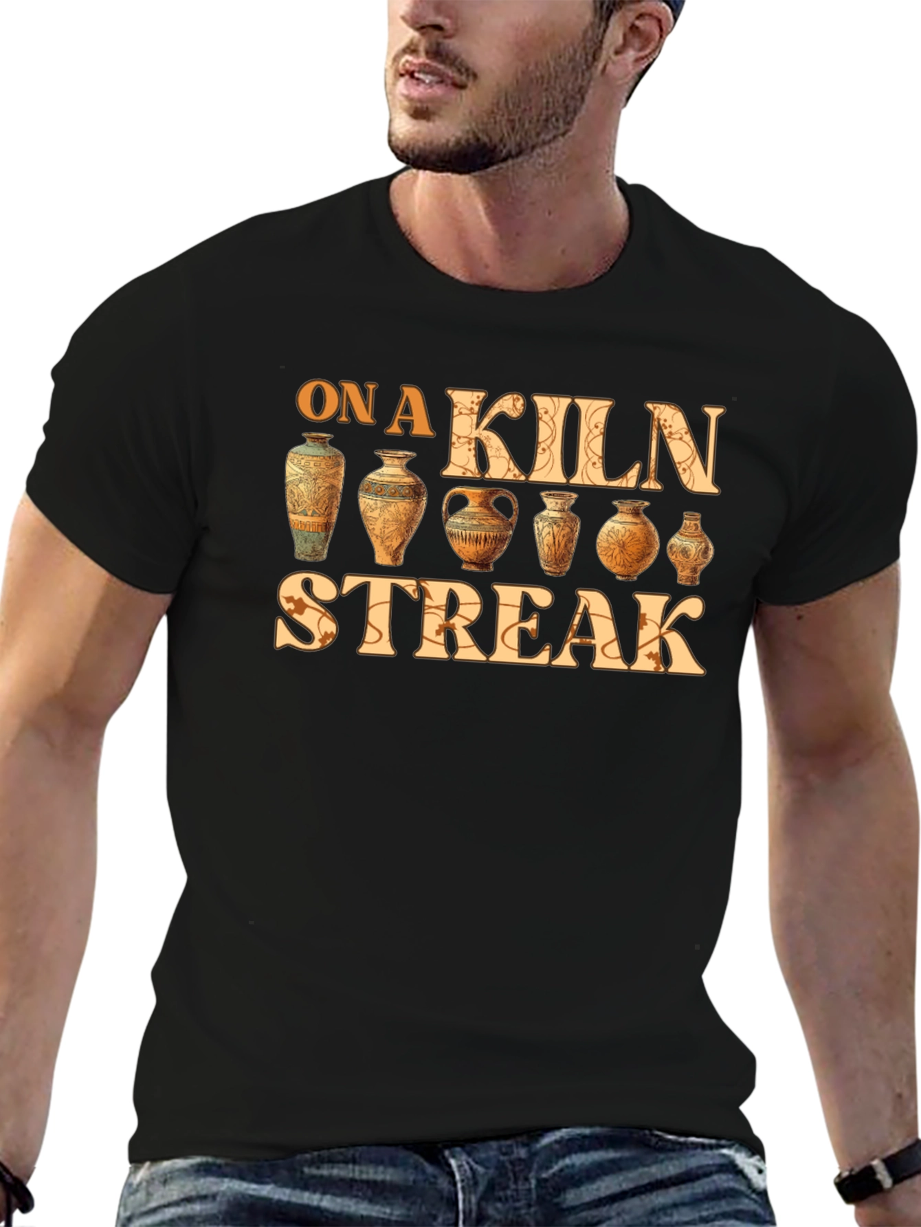 On a Kiln Streak Pottery T-Shirt