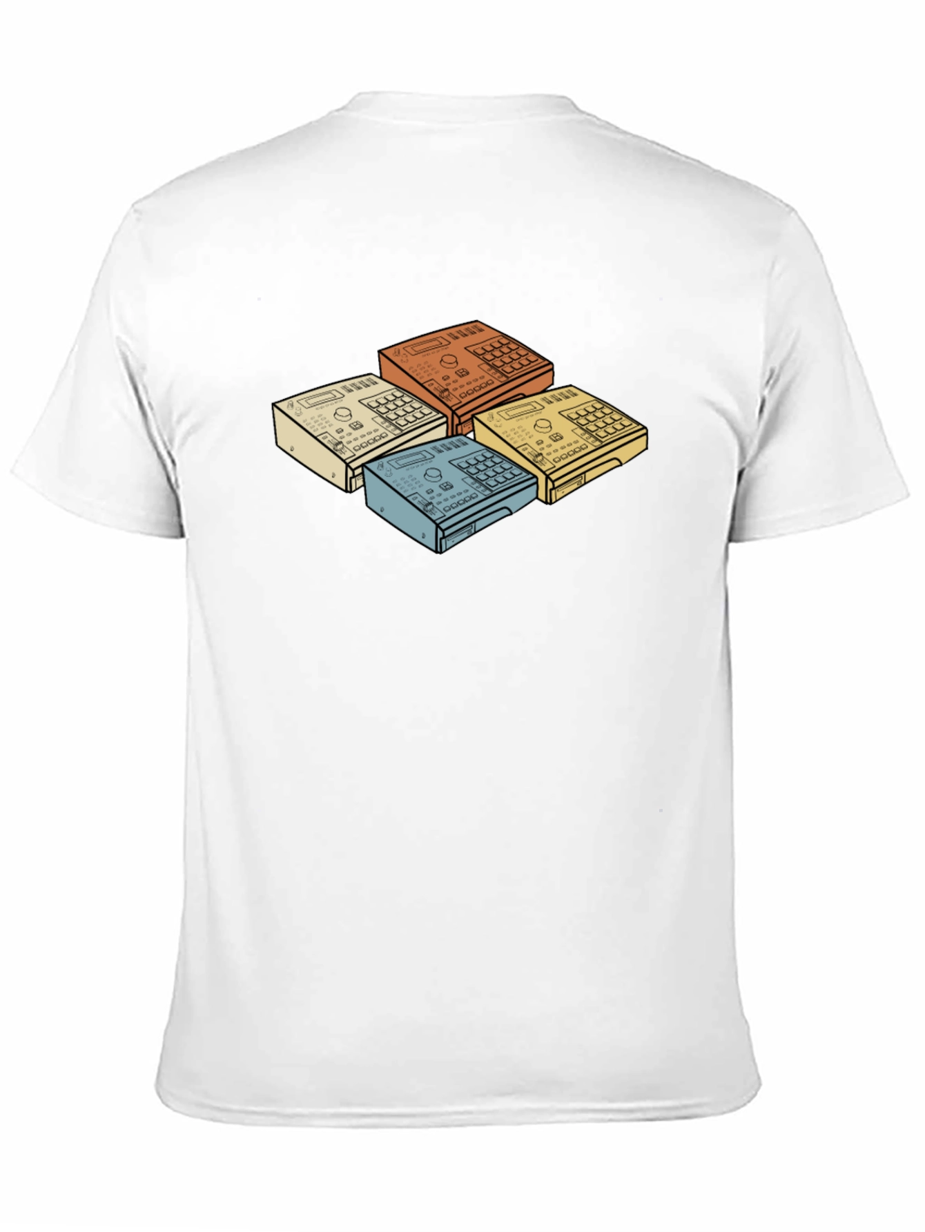Retro Drum Machine Graphic T-Shirt