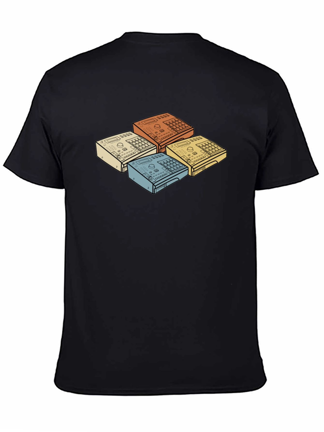 Retro Drum Machine Graphic T-Shirt