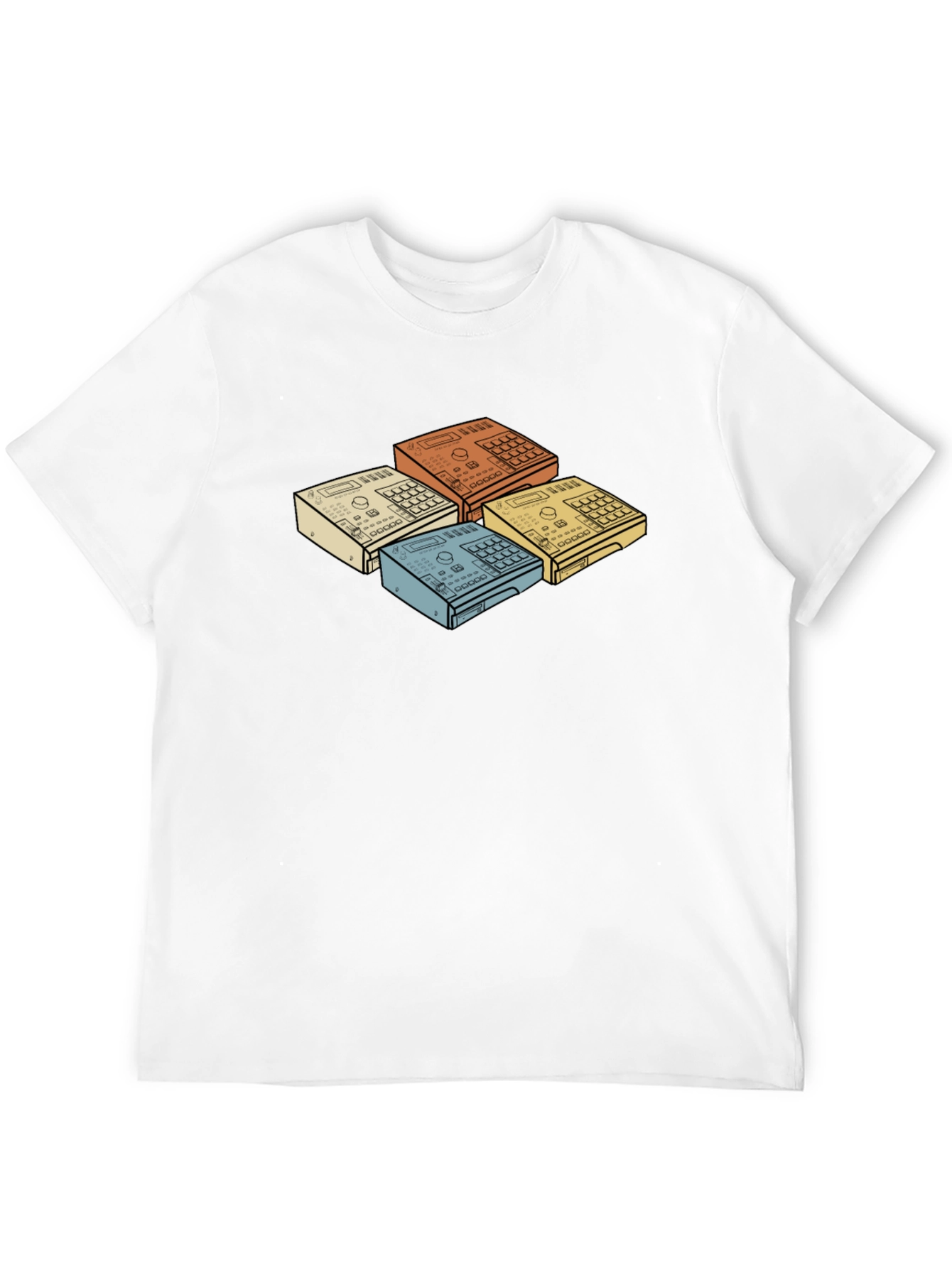 Retro Drum Machine Graphic T-Shirt