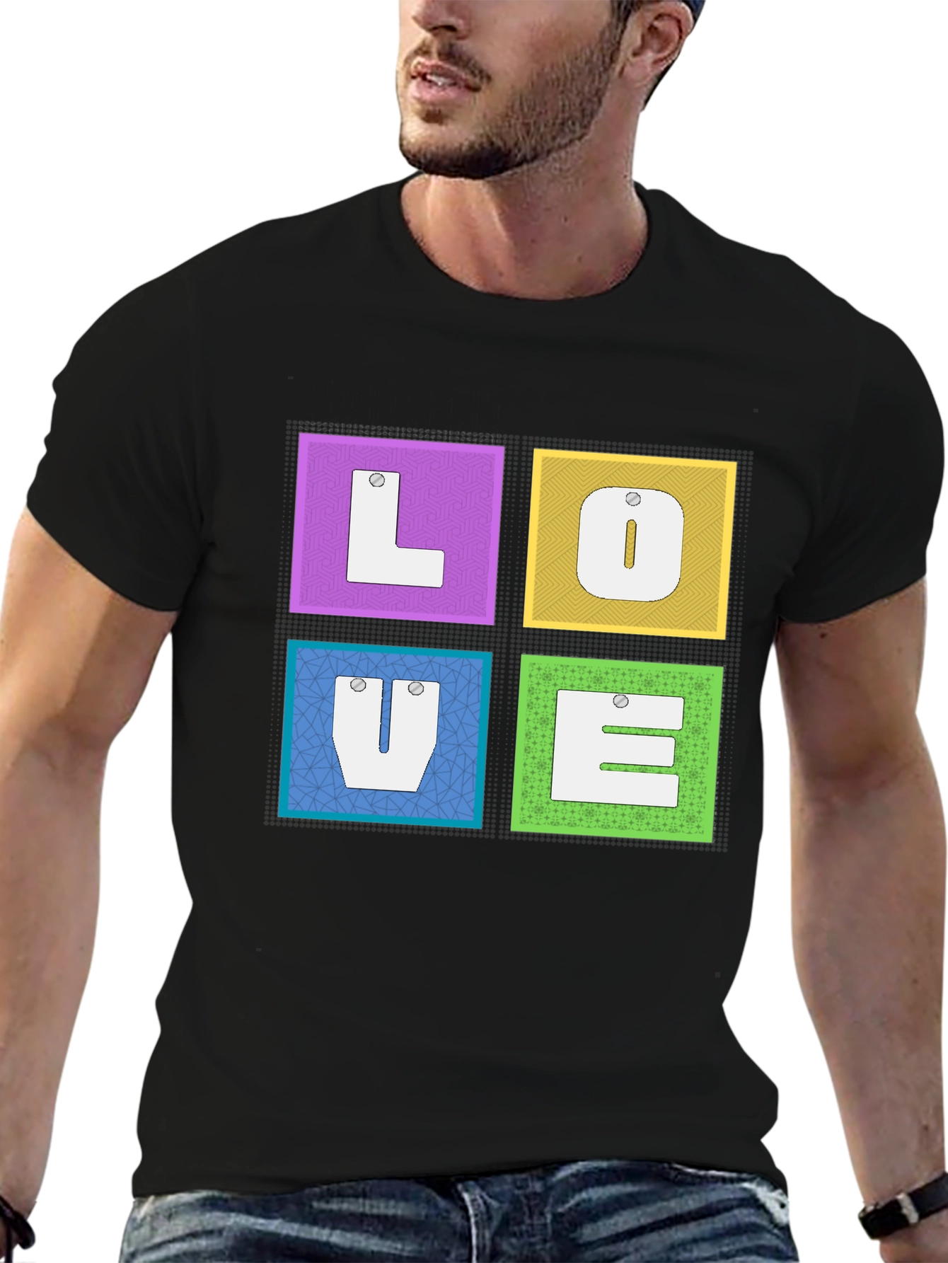 LOVE Graphic Print Tee - Stylish & Fun Design