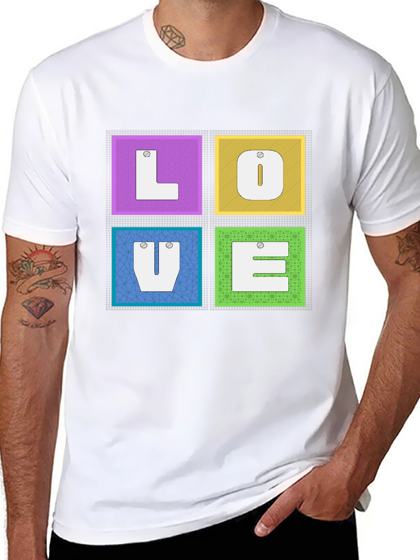 LOVE Graphic Print Tee - Stylish & Fun Design