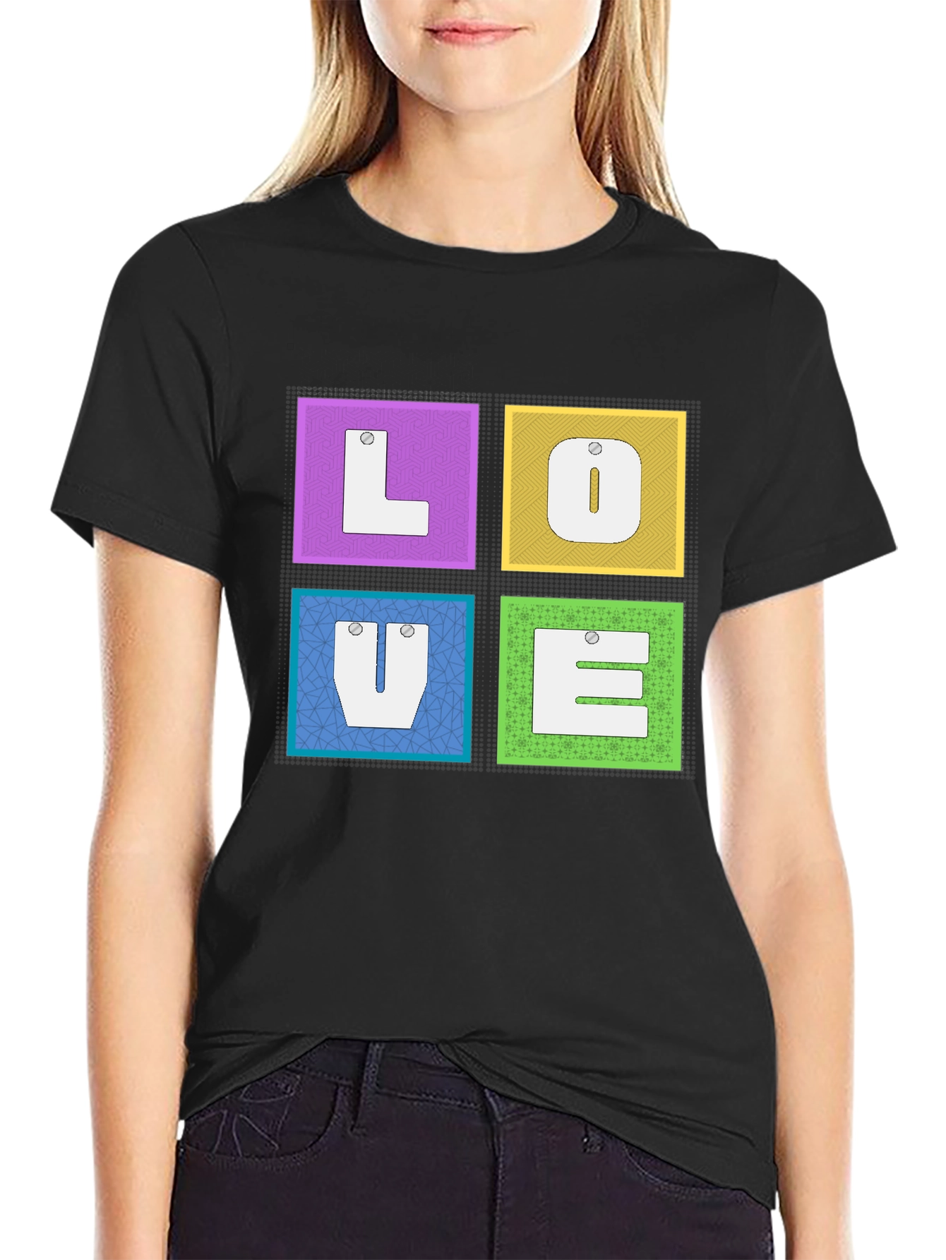 LOVE Graphic Print Tee - Stylish & Fun Design