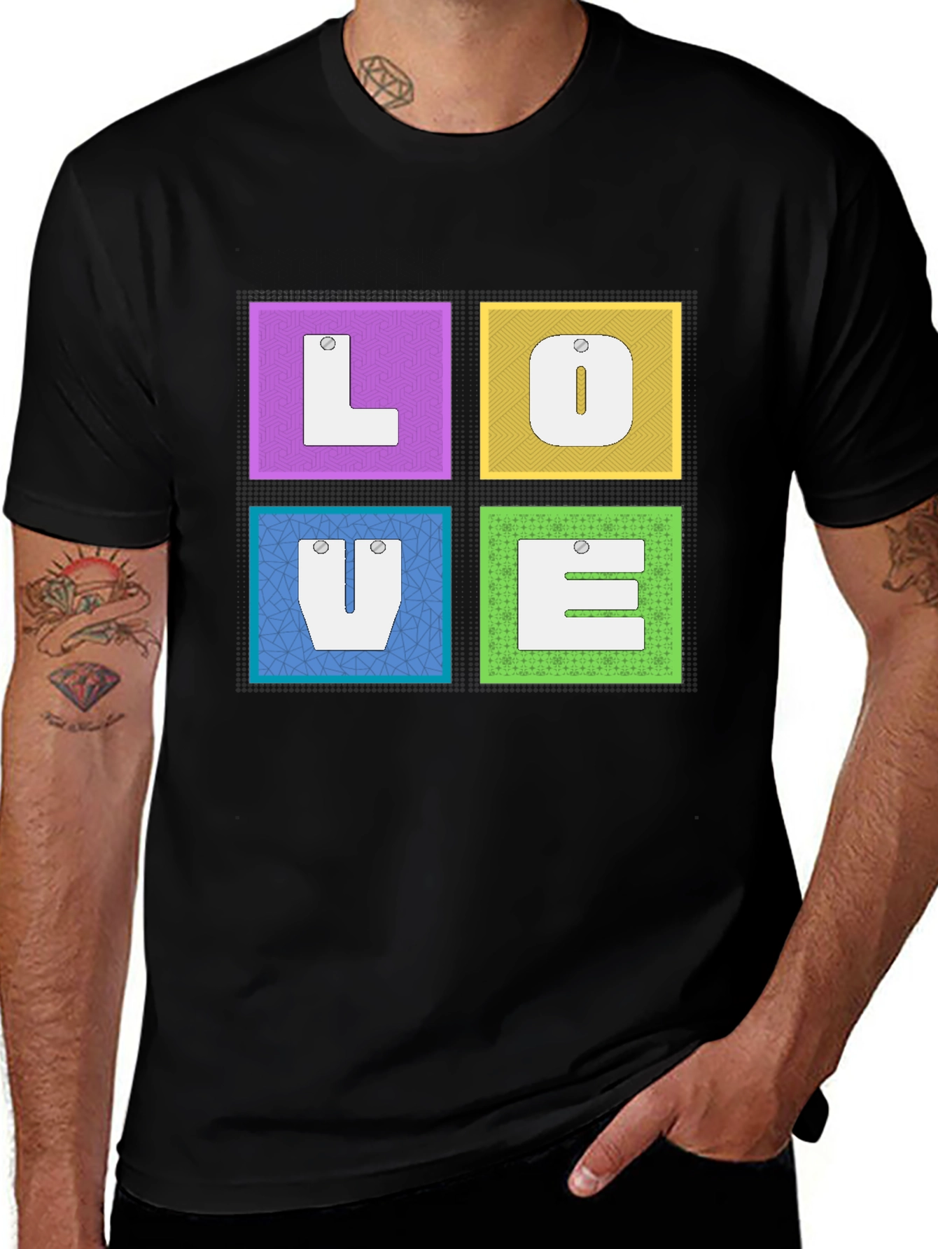 LOVE Graphic Print Tee - Stylish & Fun Design