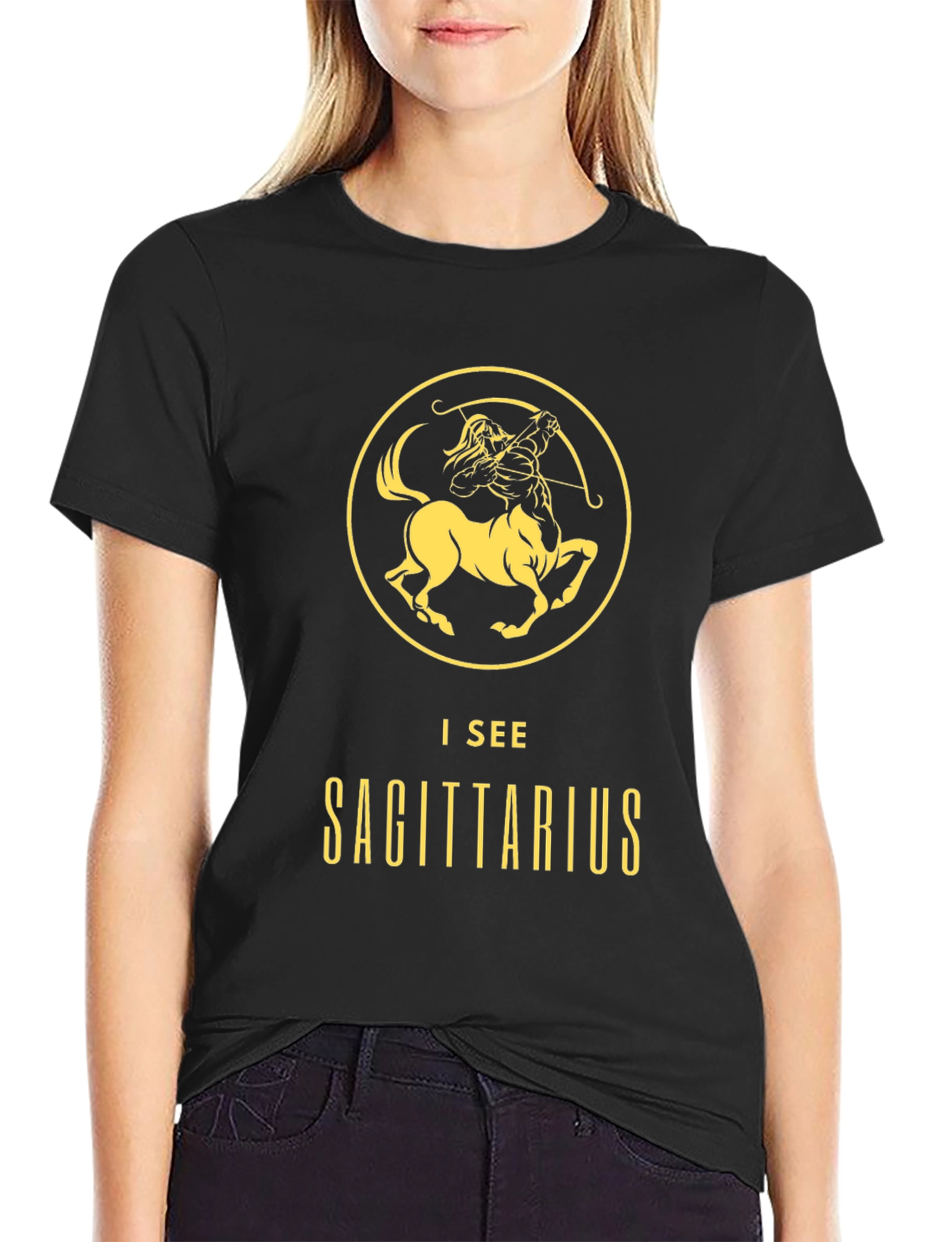 Sagittarius Zodiac Sign Graphic T-Shirt