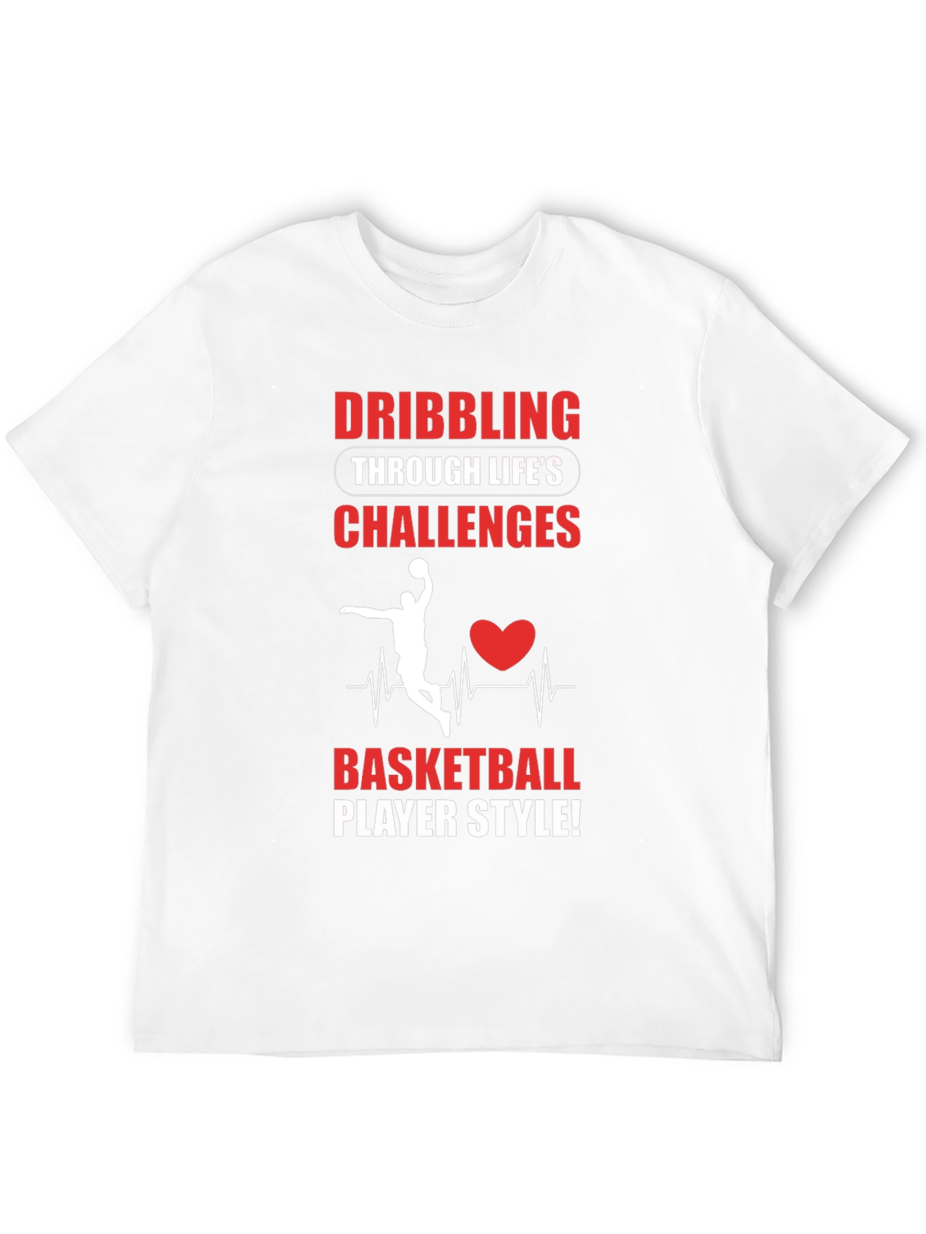 Basketball Player Style Graphic Tee