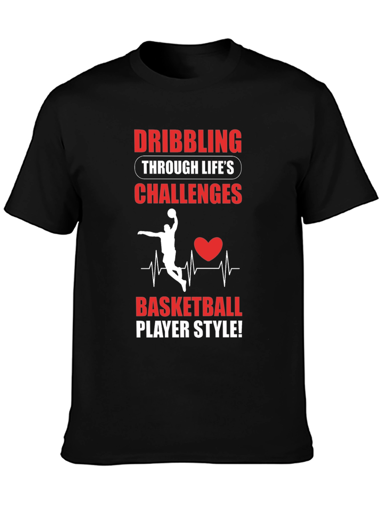 Basketball Player Style Graphic Tee