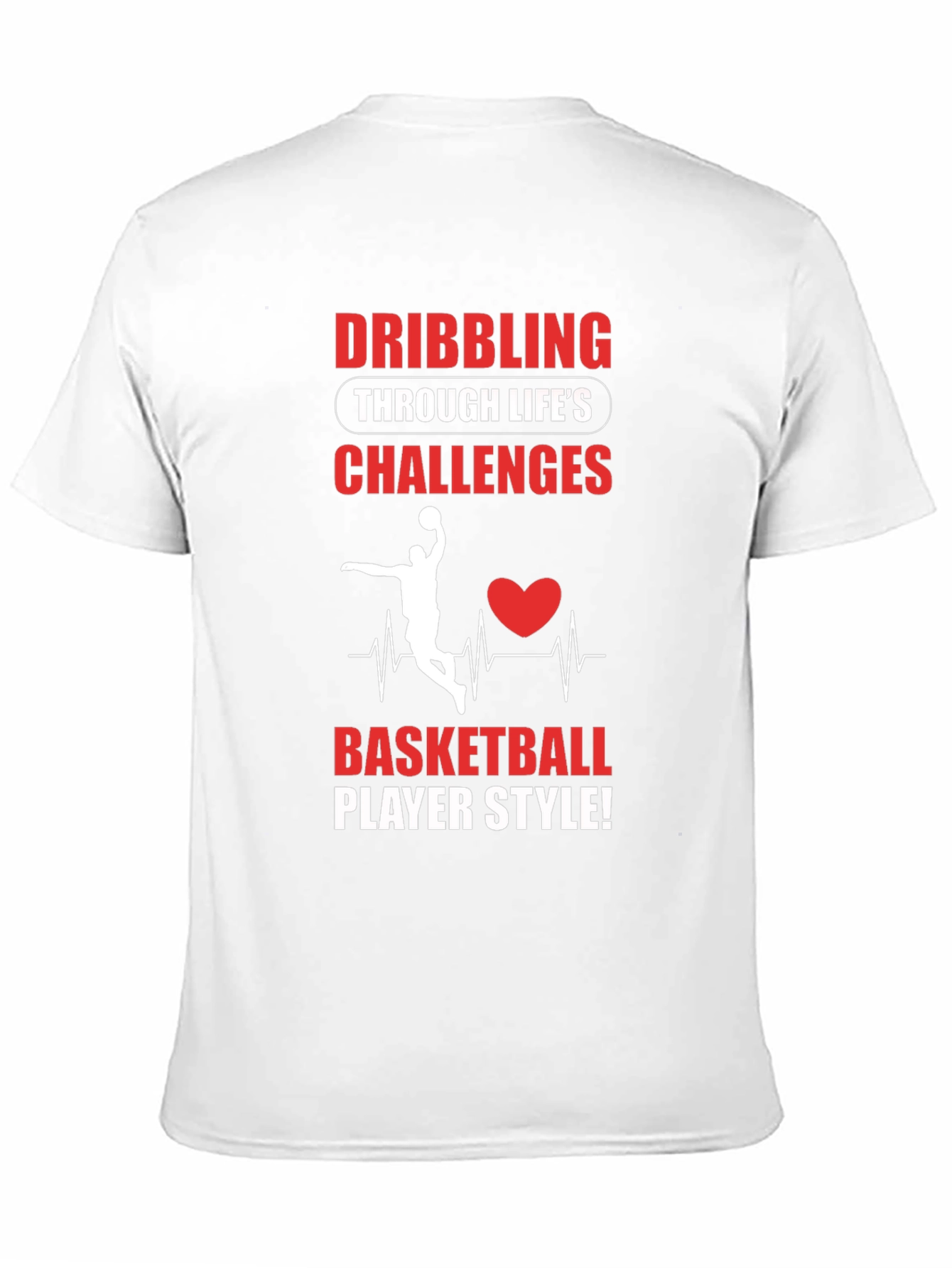 Basketball Player Style Graphic Tee