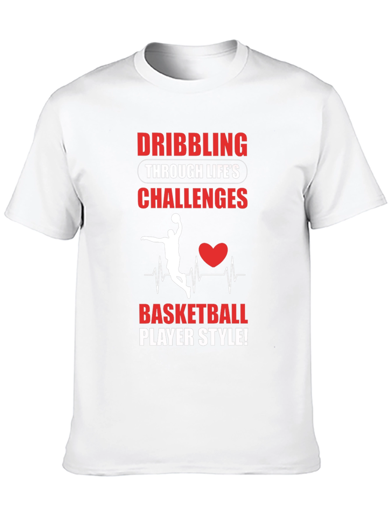 Basketball Player Style Graphic Tee
