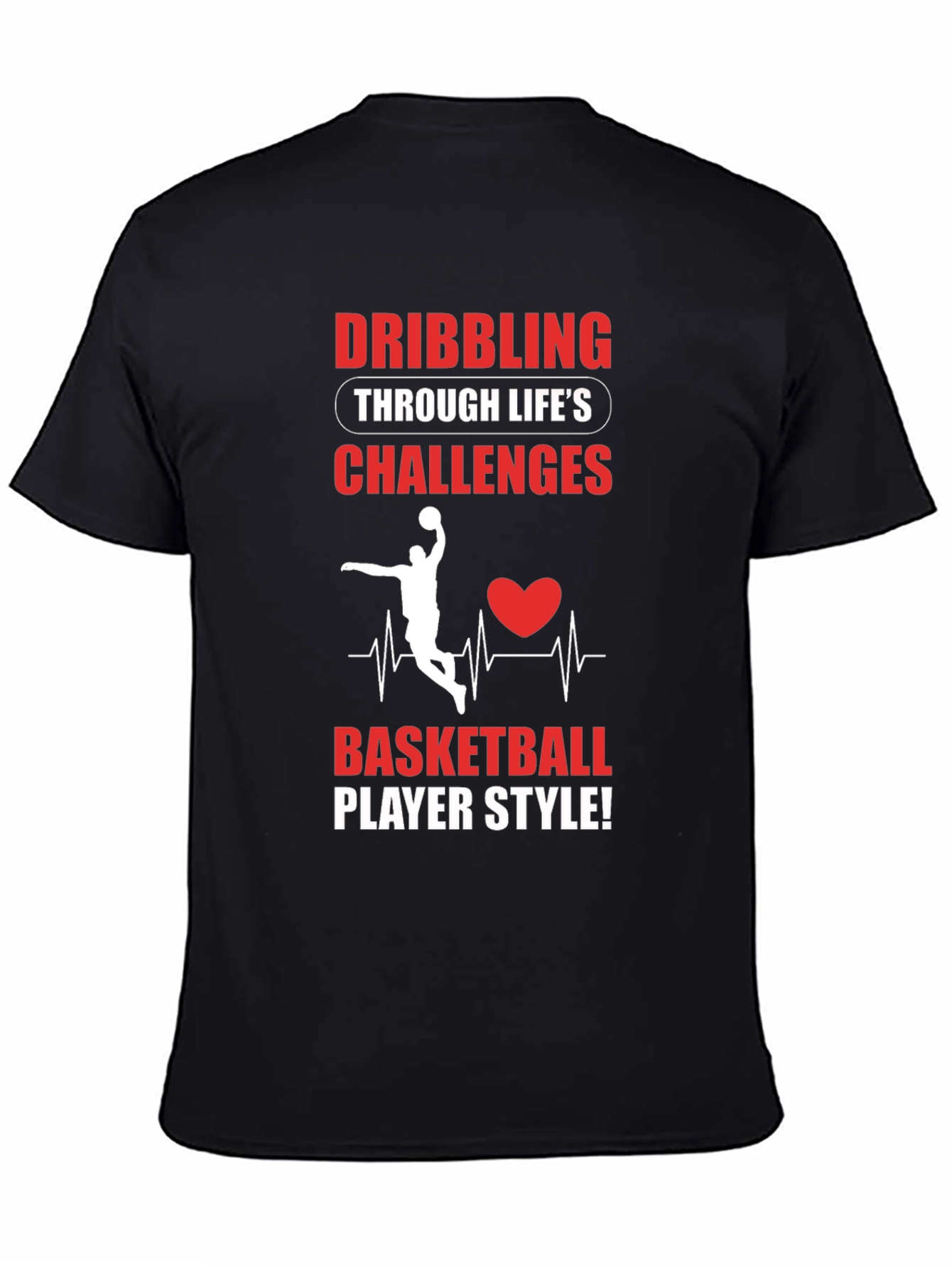 Basketball Player Style Graphic Tee