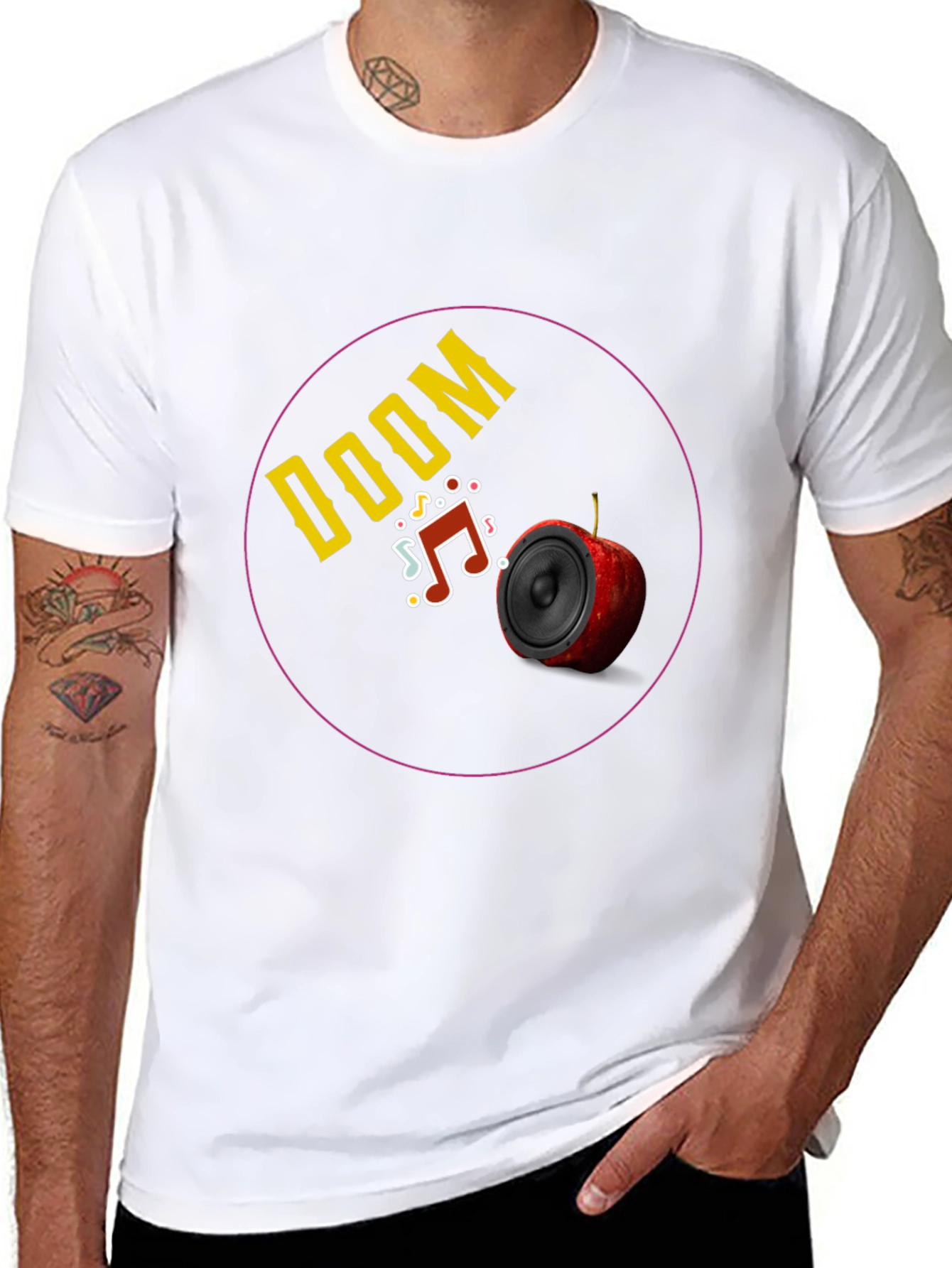Doom Apple Speaker T-Shirt