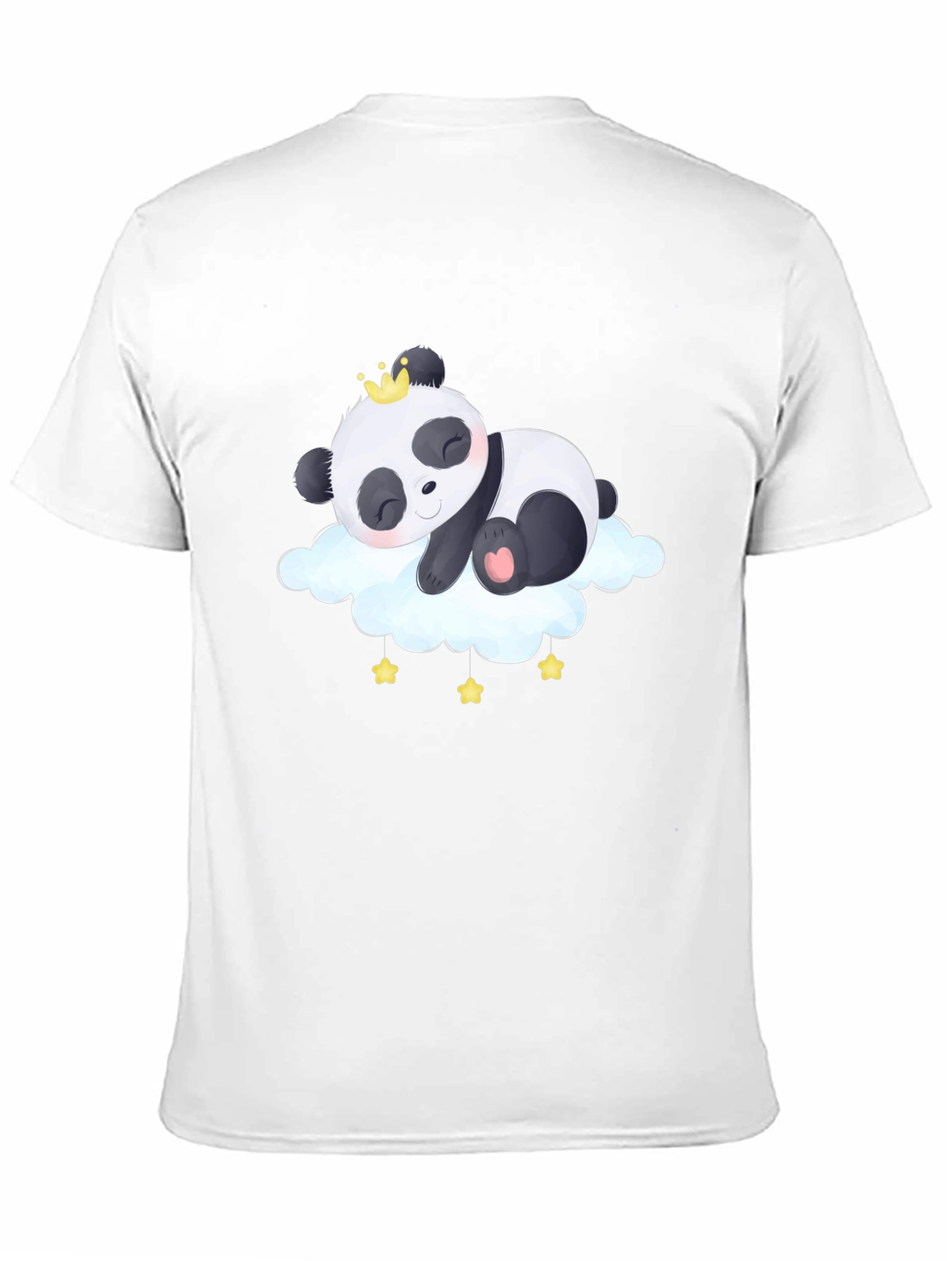 Panda Cloud T-Shirt - Black