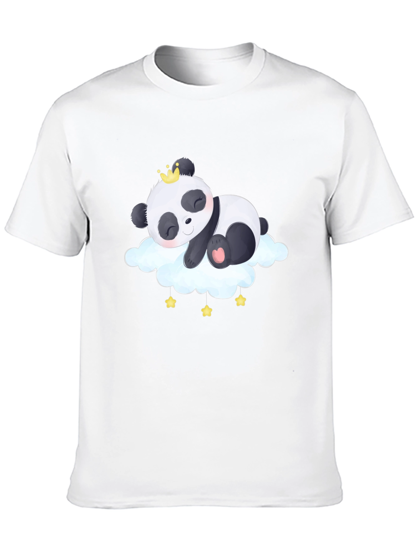 Panda Cloud T-Shirt - Black