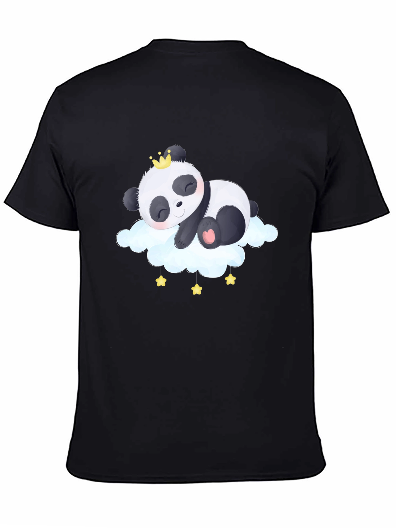 Panda Cloud T-Shirt - Black
