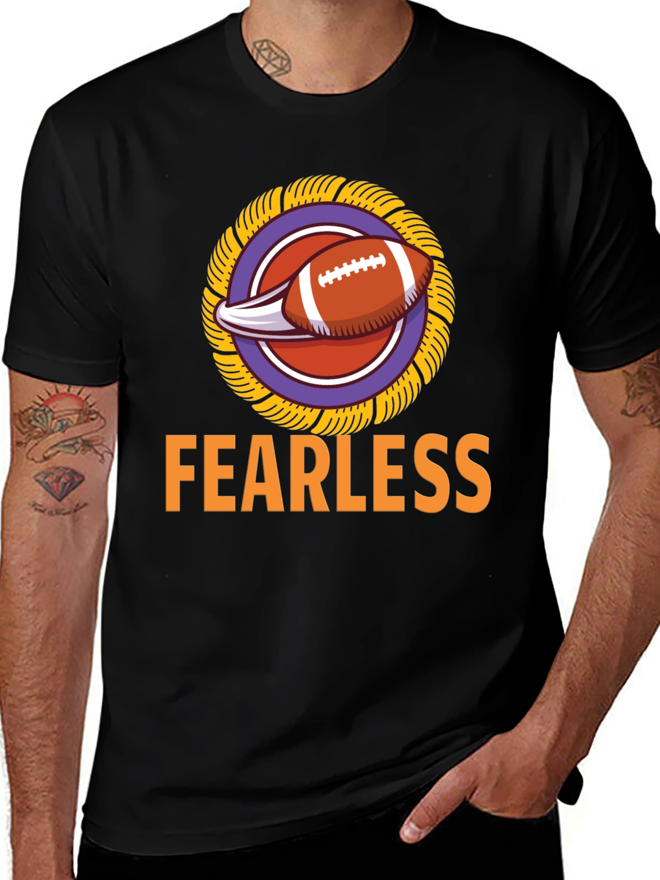 Fearless Football Graphic Tee