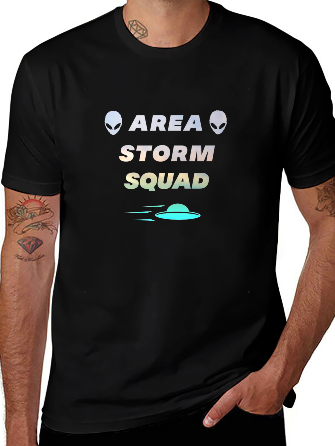 Area Storm Squad UFO Graphic T-Shirt