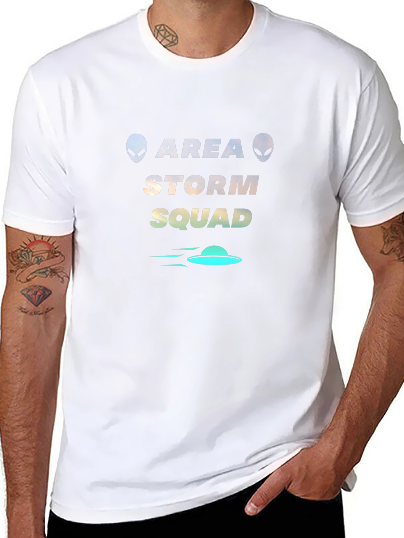 Area Storm Squad UFO Graphic T-Shirt