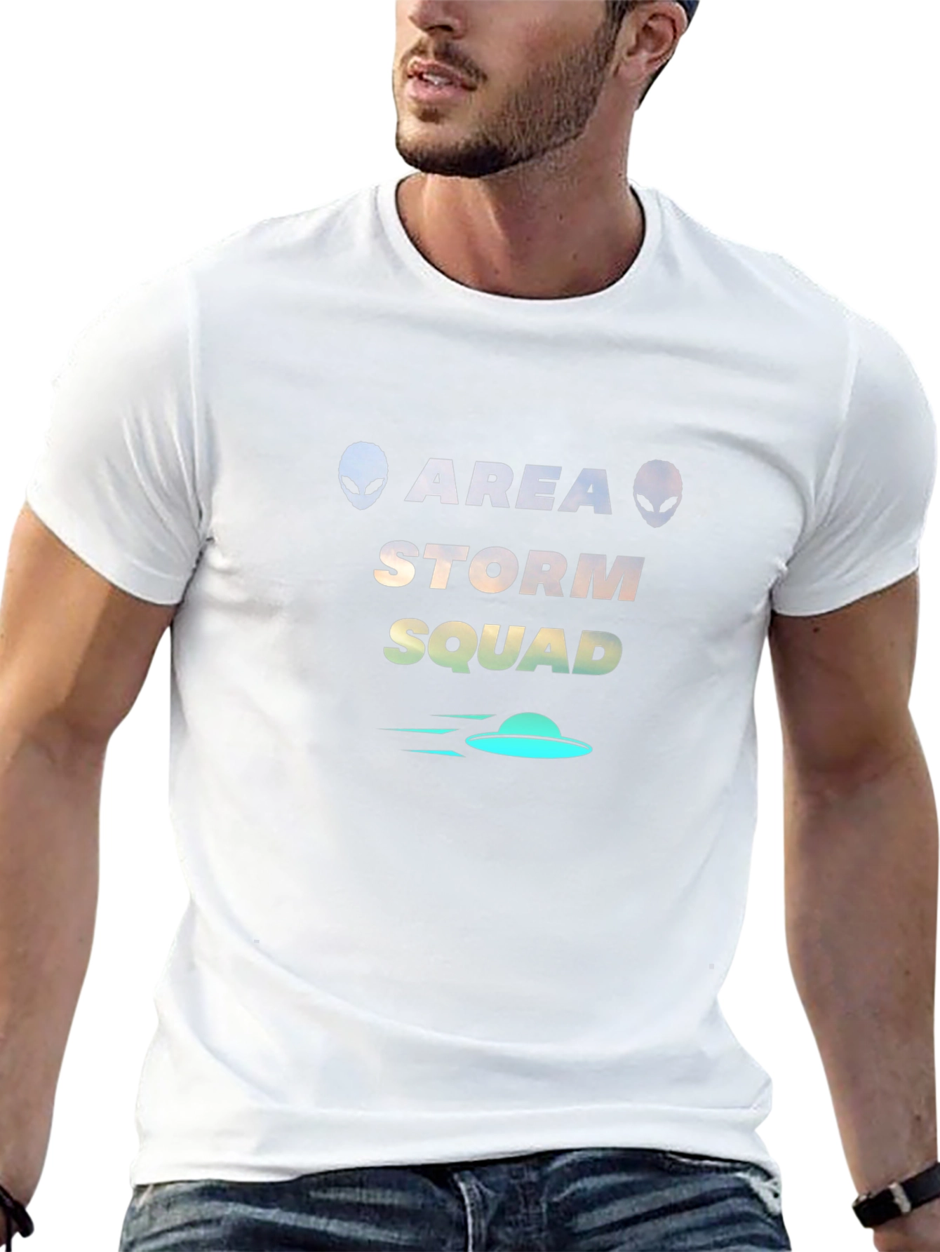 Area Storm Squad UFO Graphic T-Shirt