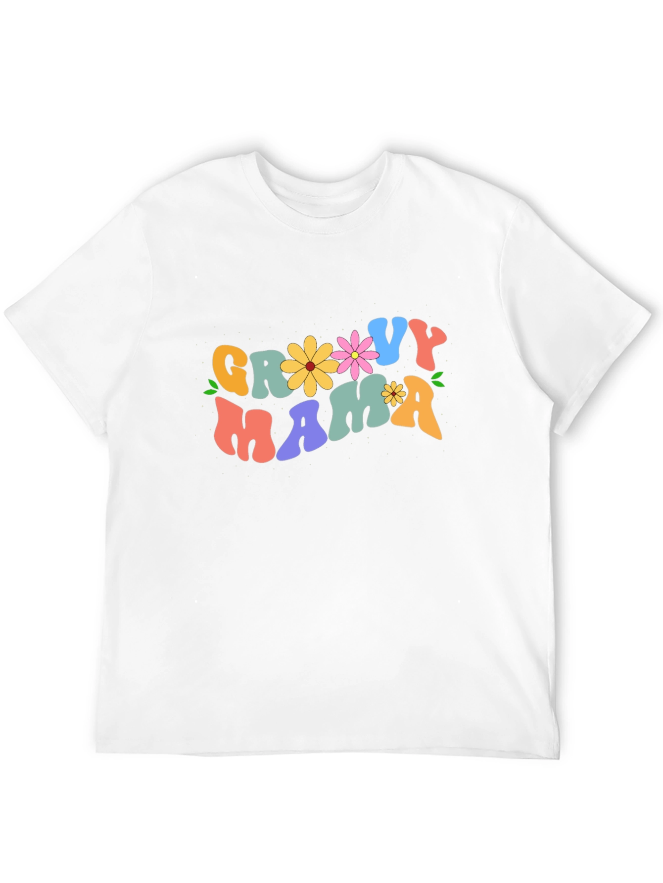 Groovy Mama Graphic Tee - Retro Style