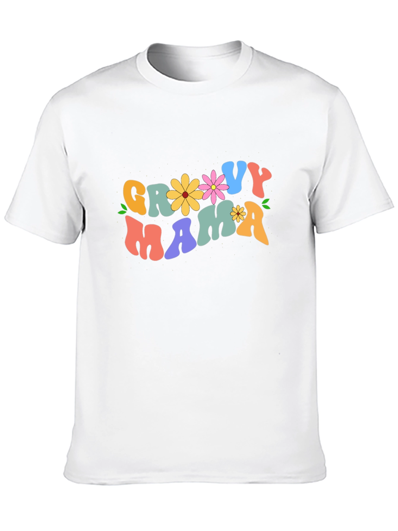 Groovy Mama Graphic Tee - Retro Style