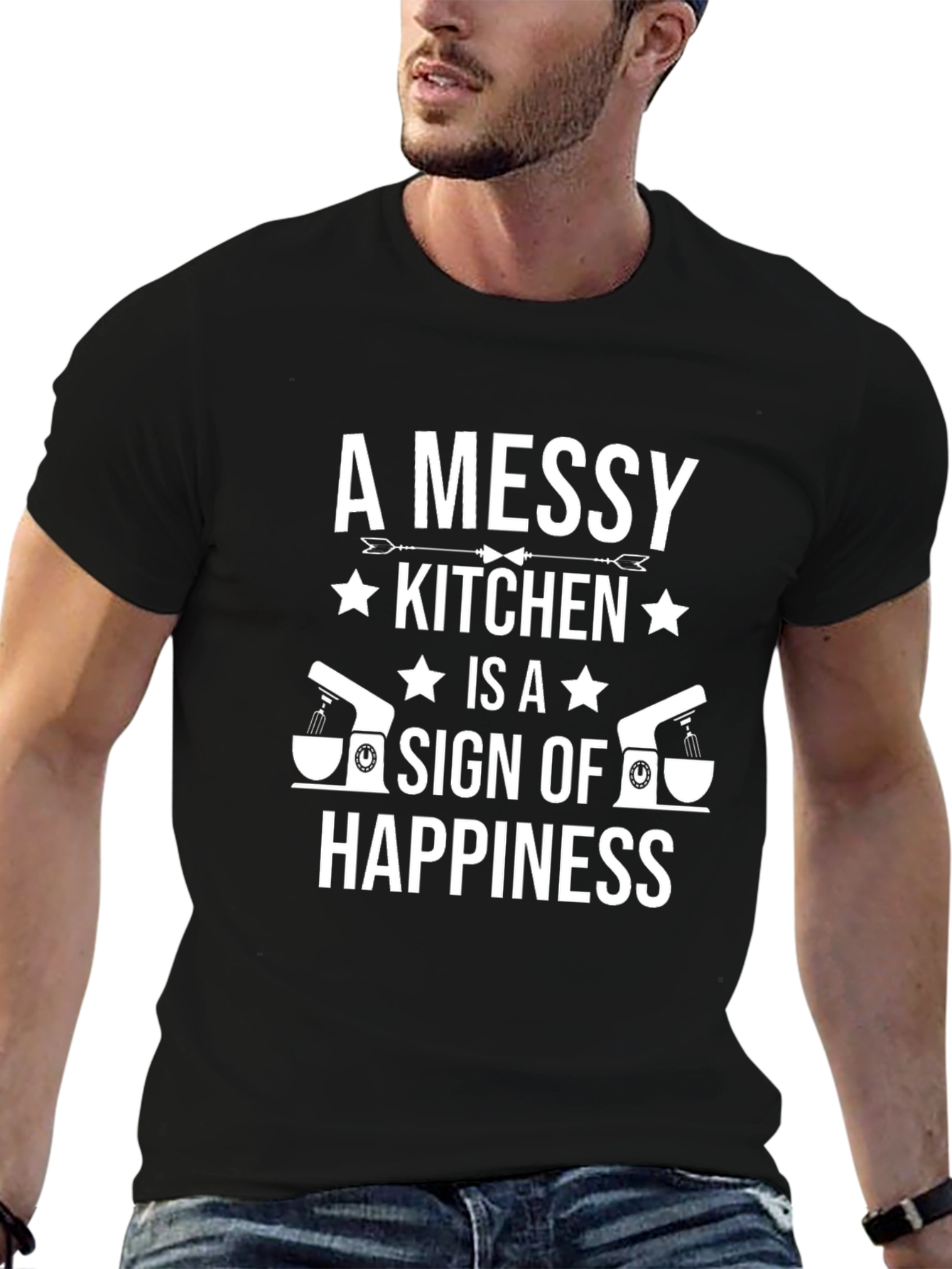 Messy Kitchen Happiness T-Shirt