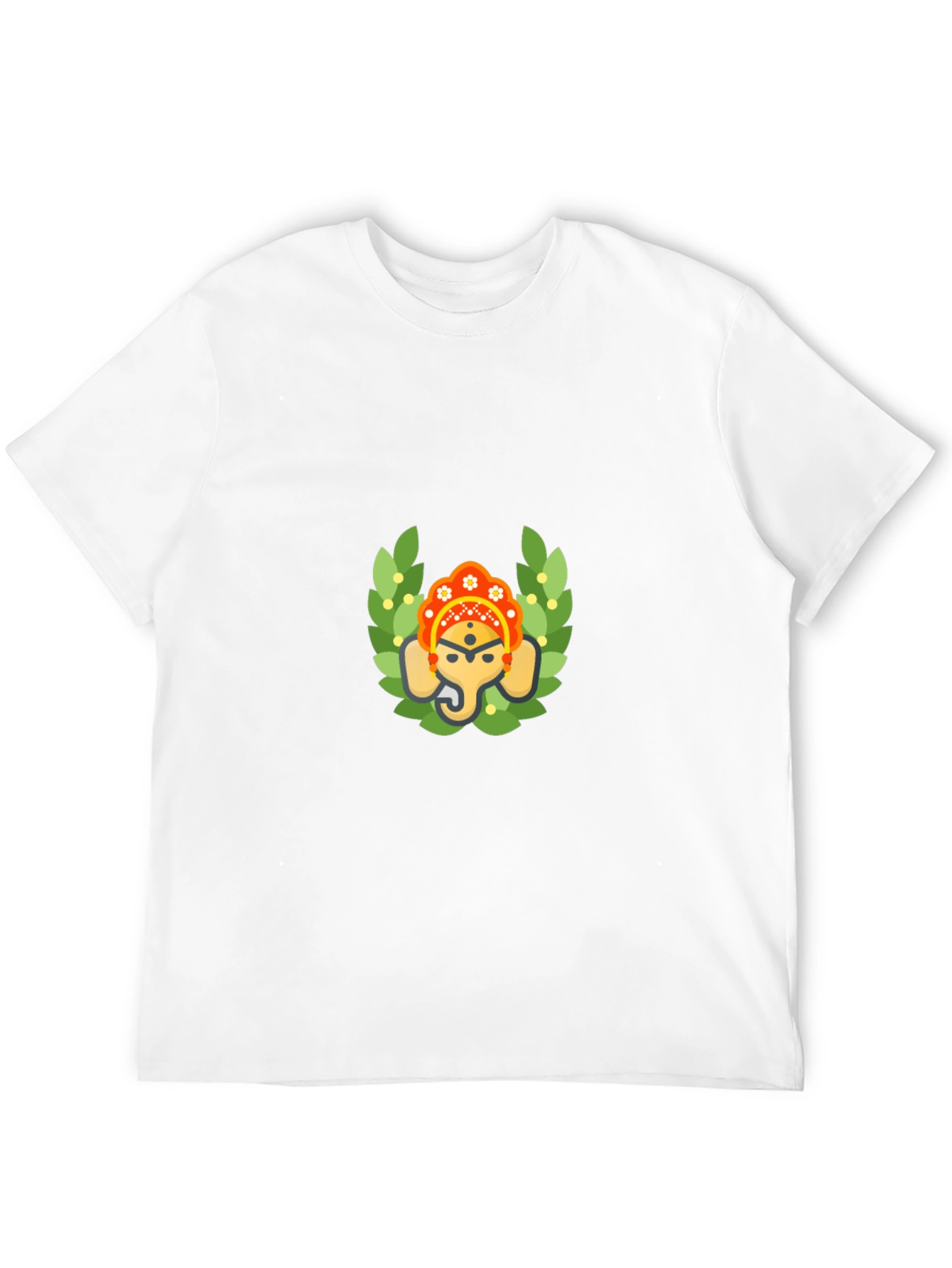 Ganesh Graphic Print Black T-Shirt