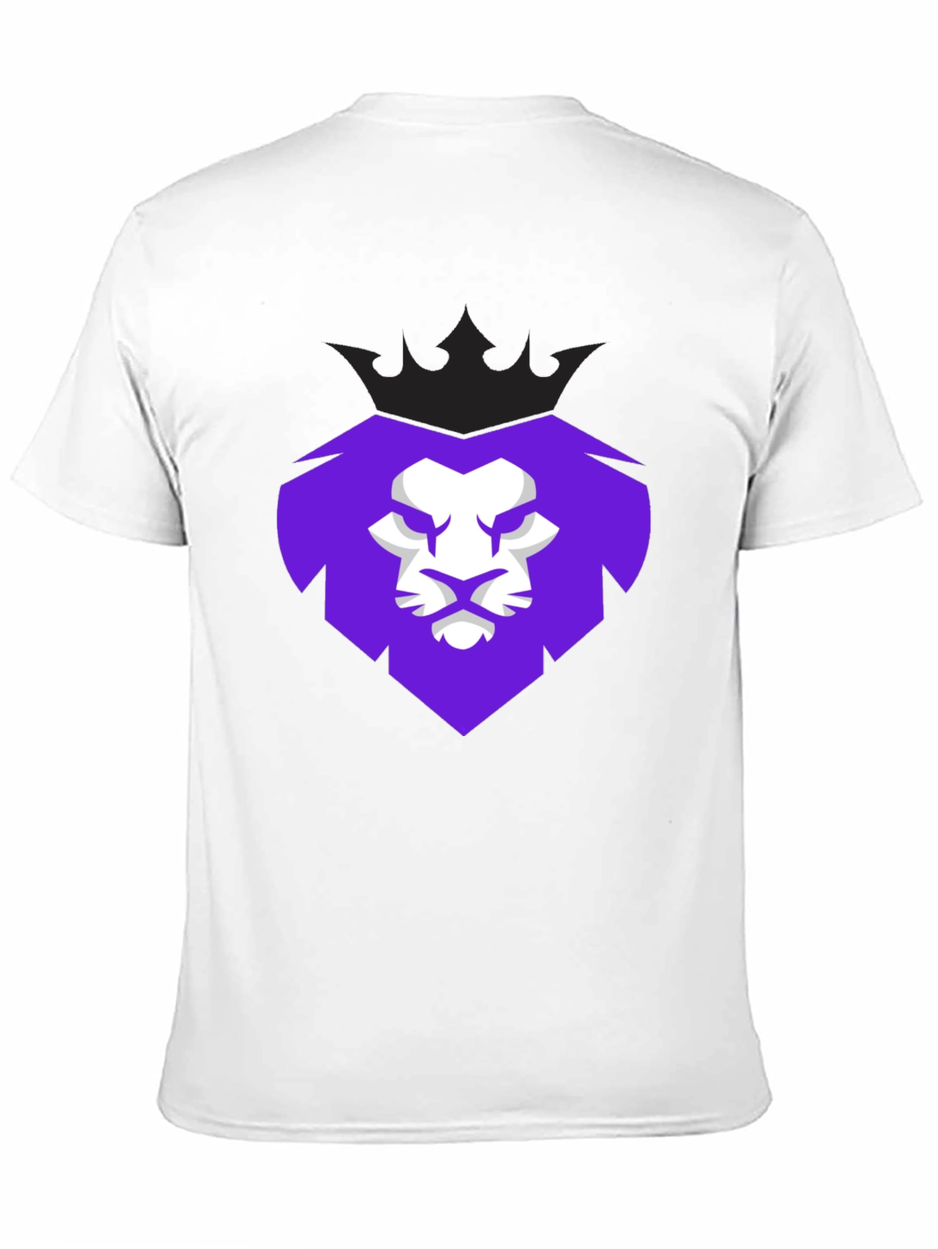 Lion King Crown Graphic Tee - Mens Black T-Shirt