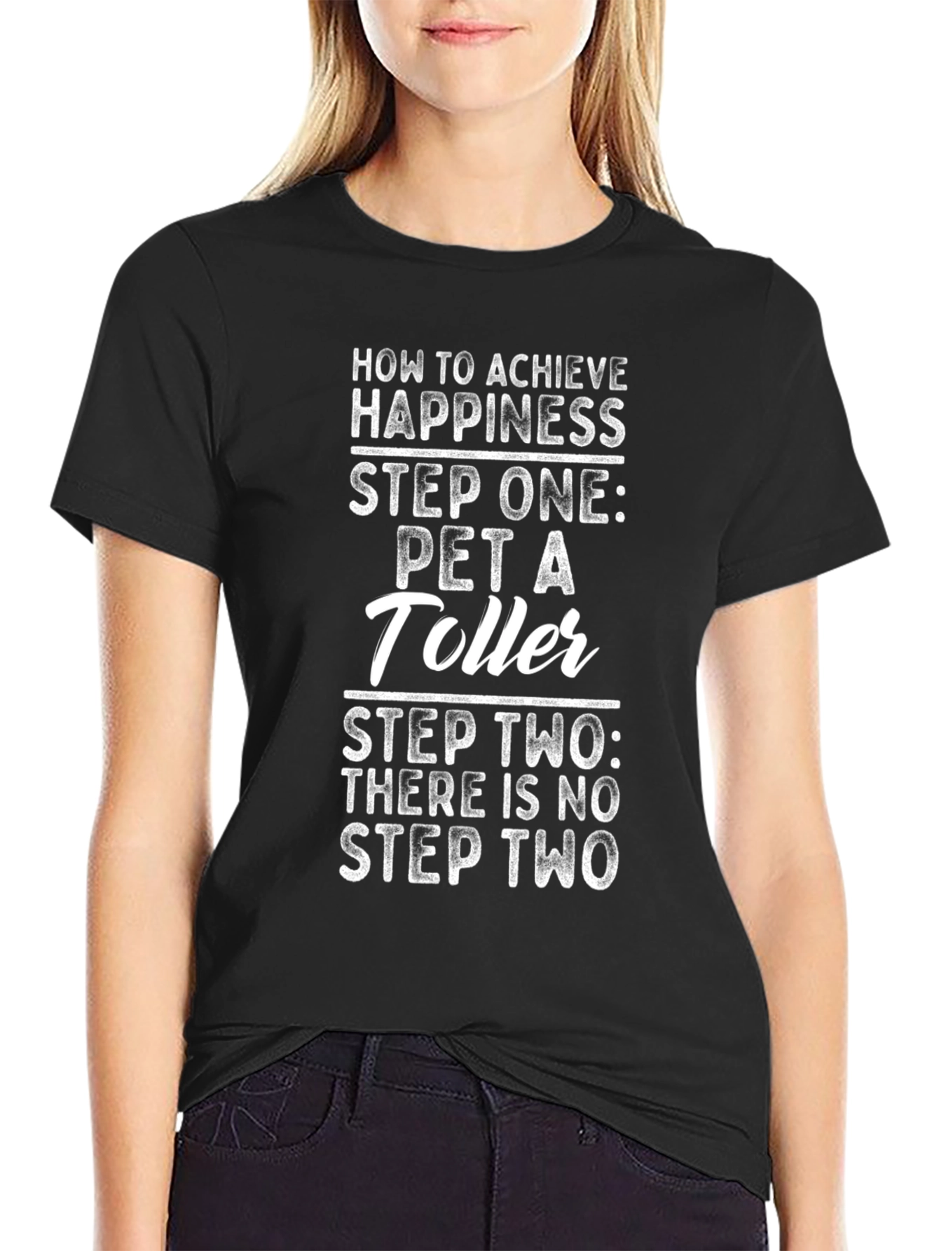 Funny Toller Dog T-Shirt - Happiness Guide
