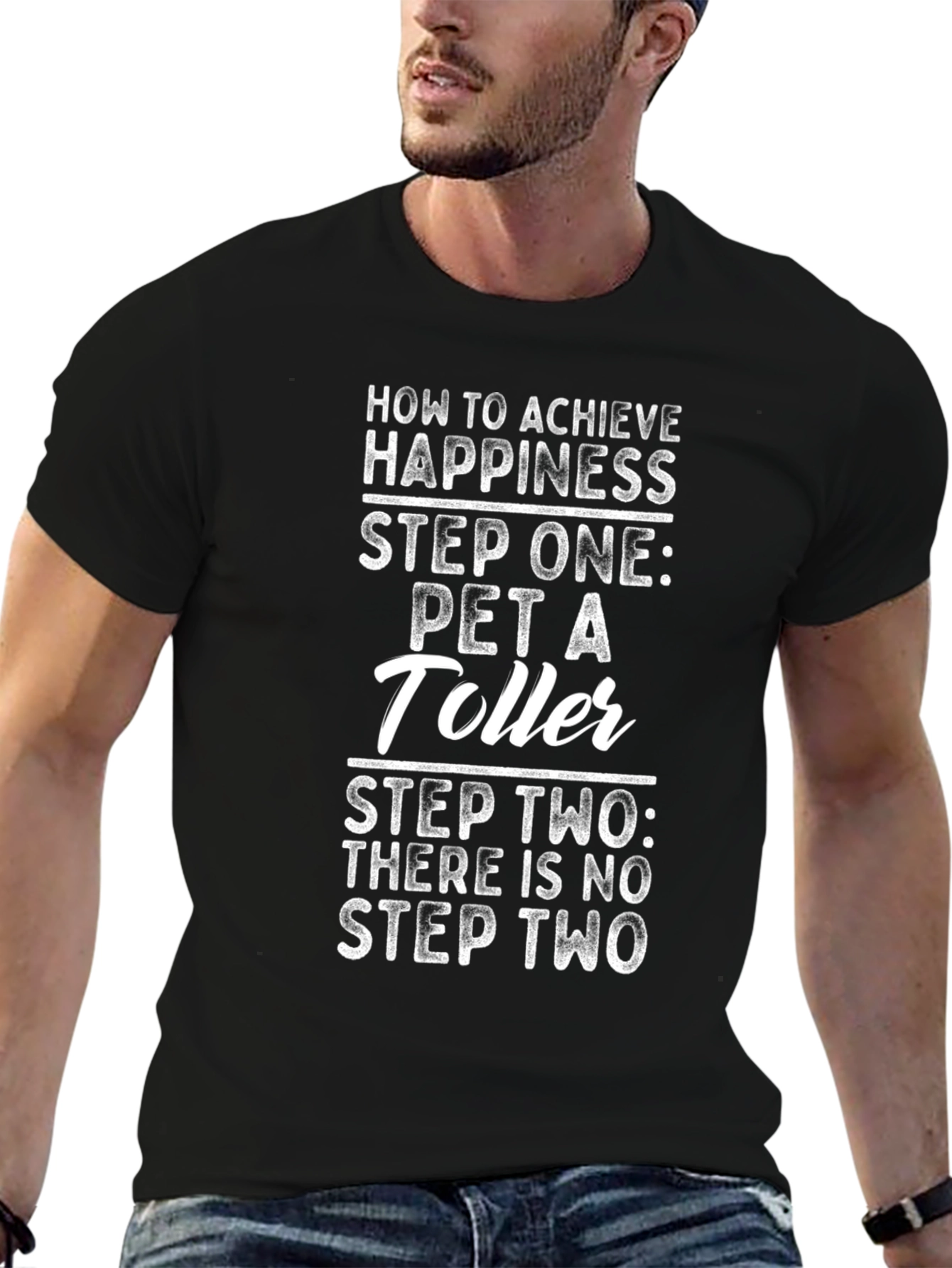 Funny Toller Dog T-Shirt - Happiness Guide
