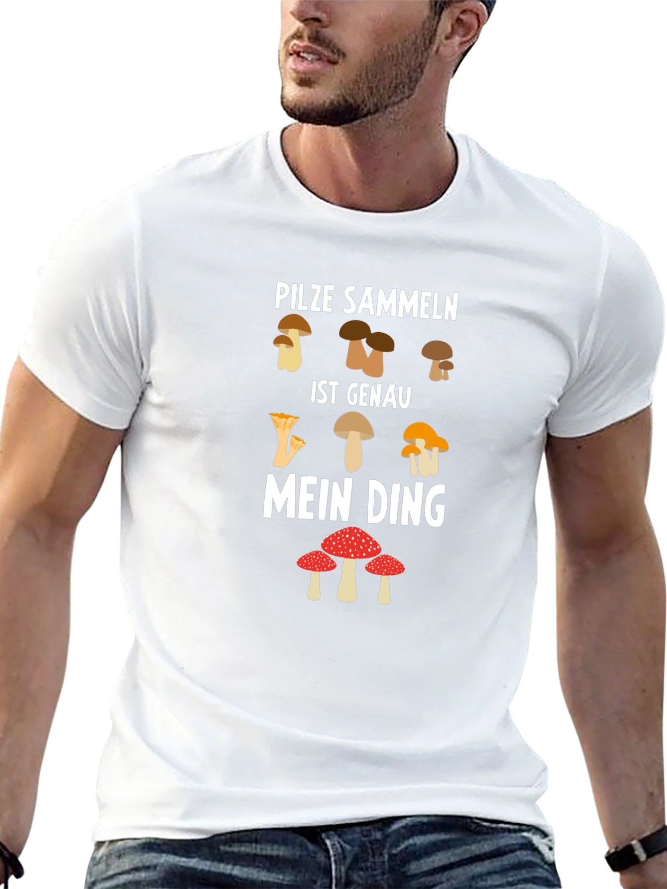 Pilze Sammeln Mein Ding Mushroom Graphic T-Shirt