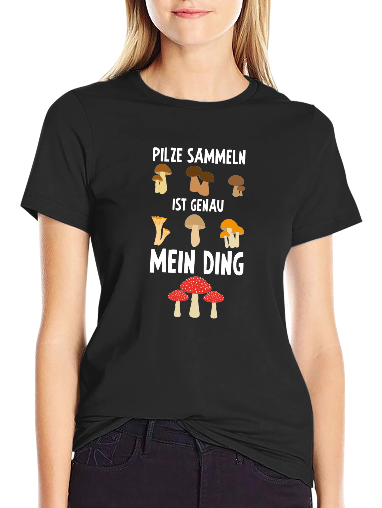 Pilze Sammeln Mein Ding Mushroom Graphic T-Shirt