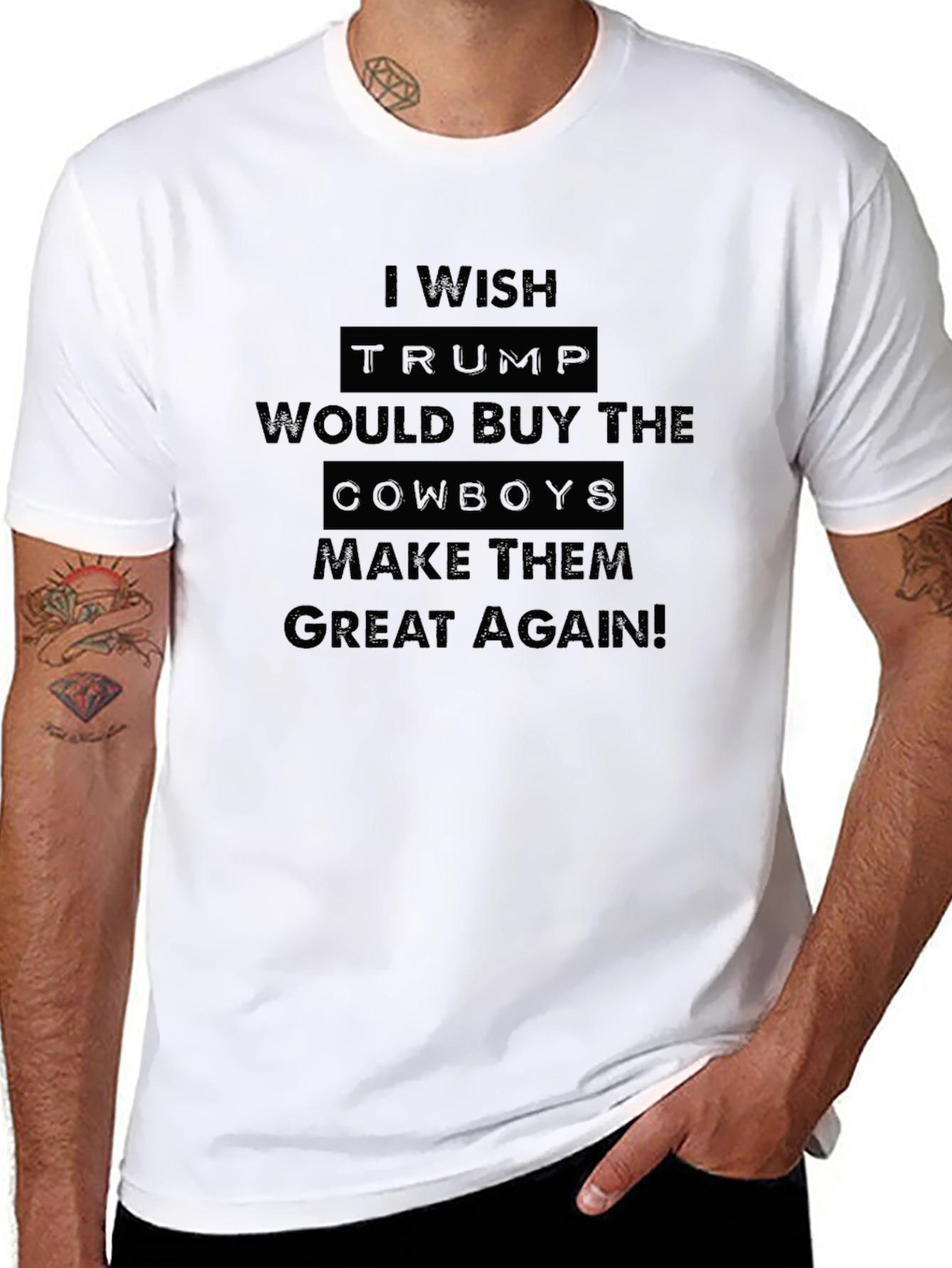 Trump Cowboys T-Shirt Make Them Great Again