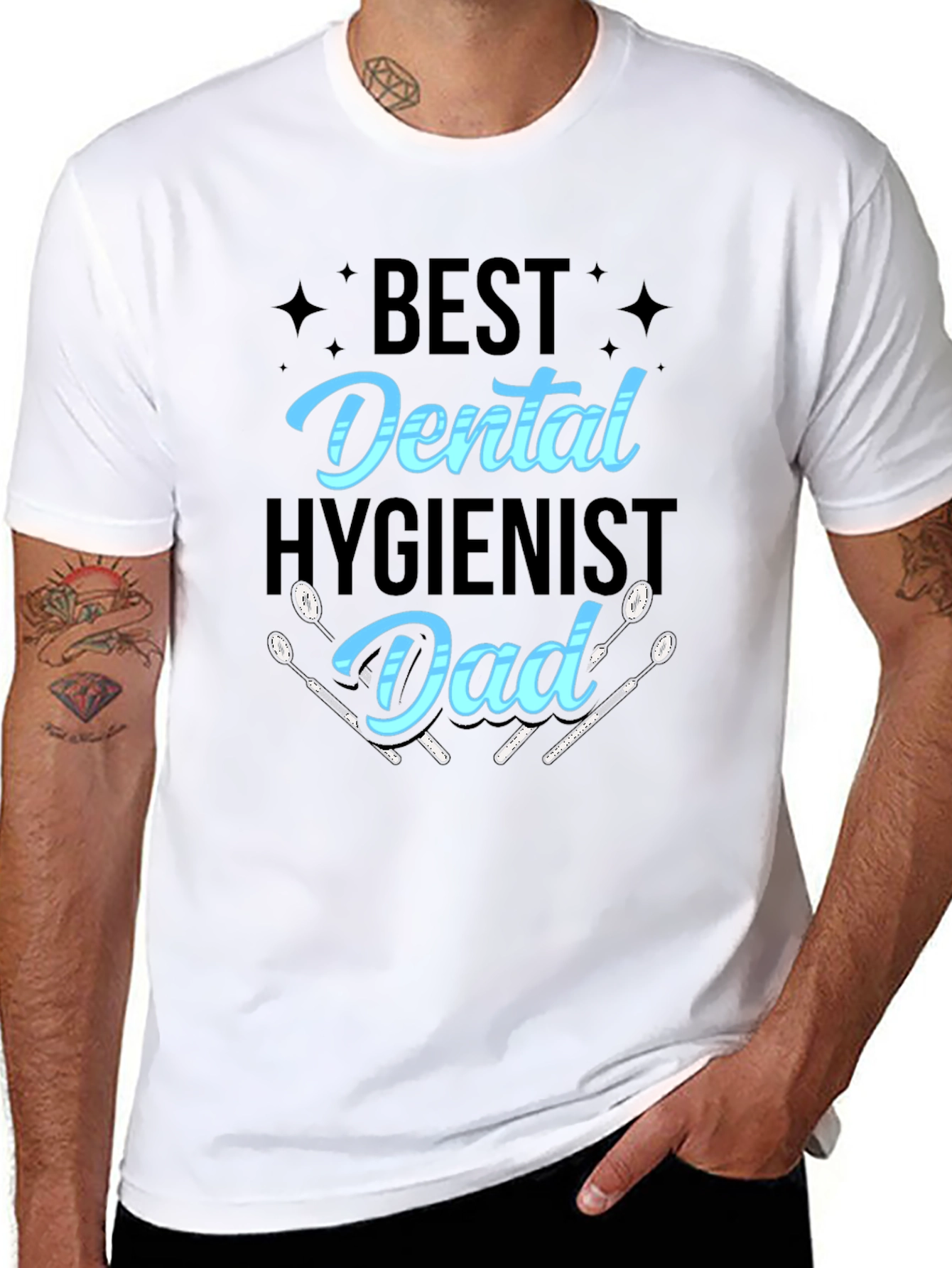 Best Dental Hygienist Dad T-Shirt