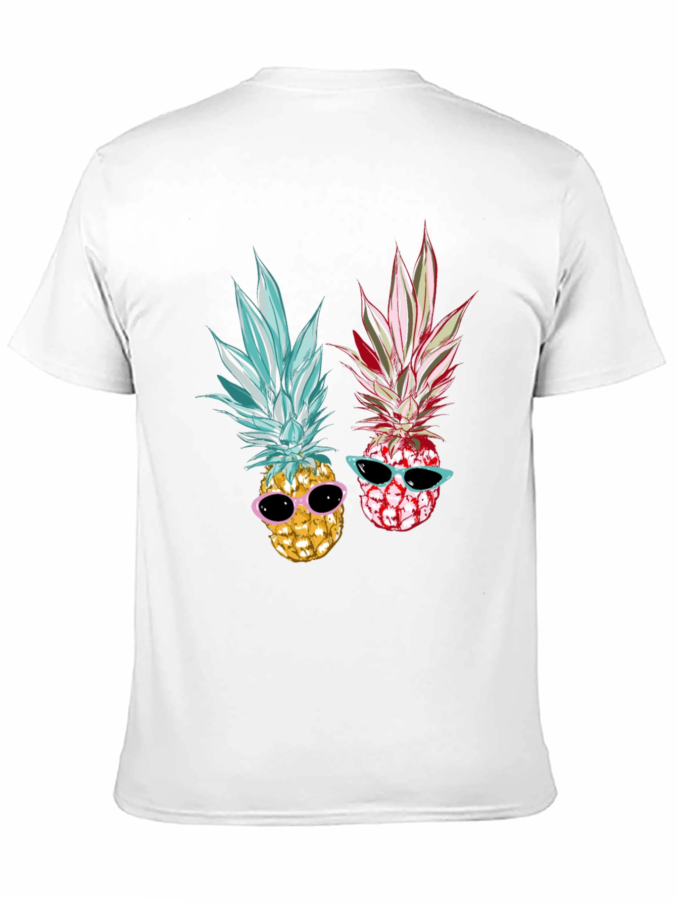 Cool Pineapple Graphic Tee - Black Unisex T-Shirt