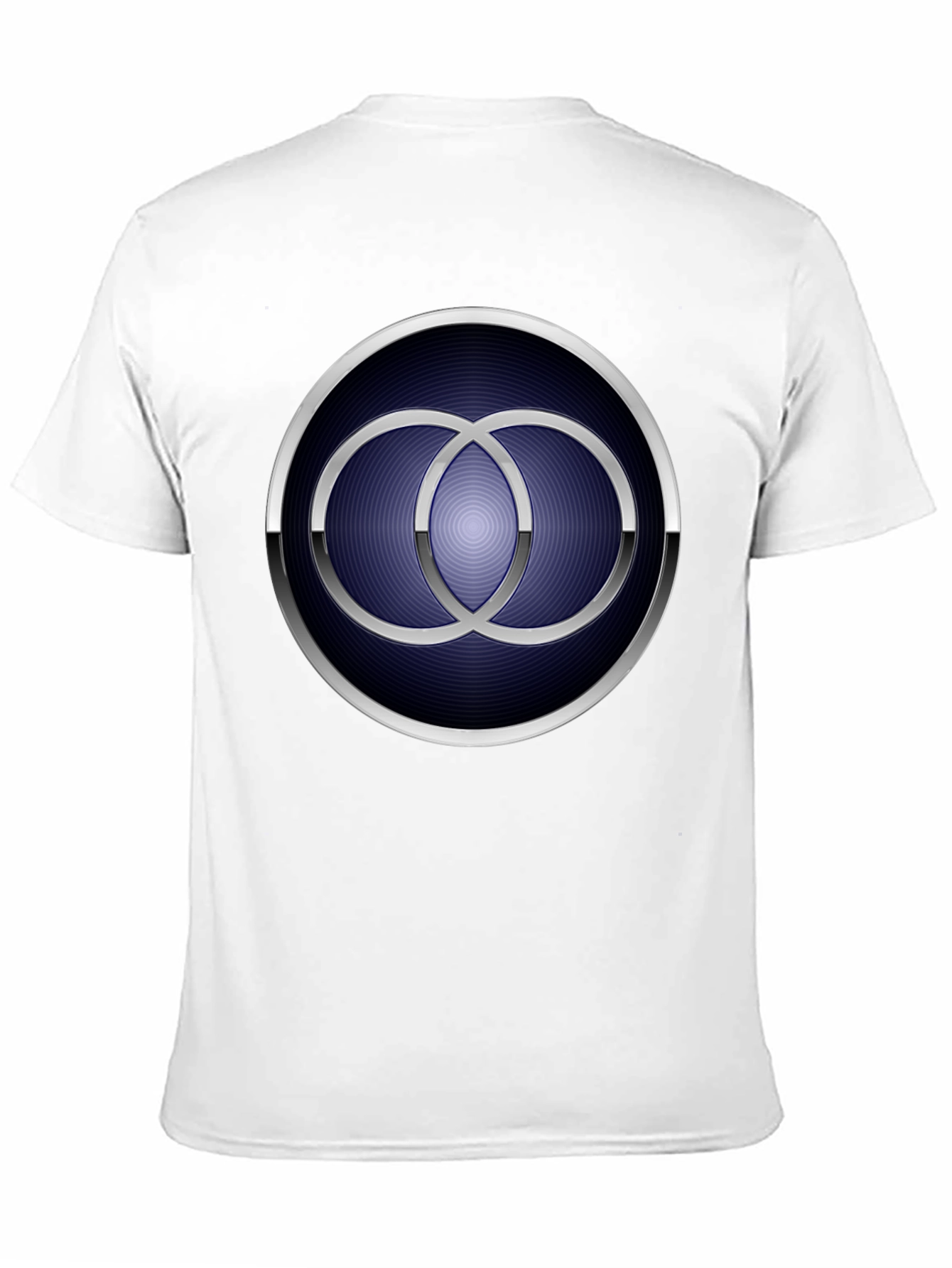 Geometric Circle Rings Graphic Tee - Mens