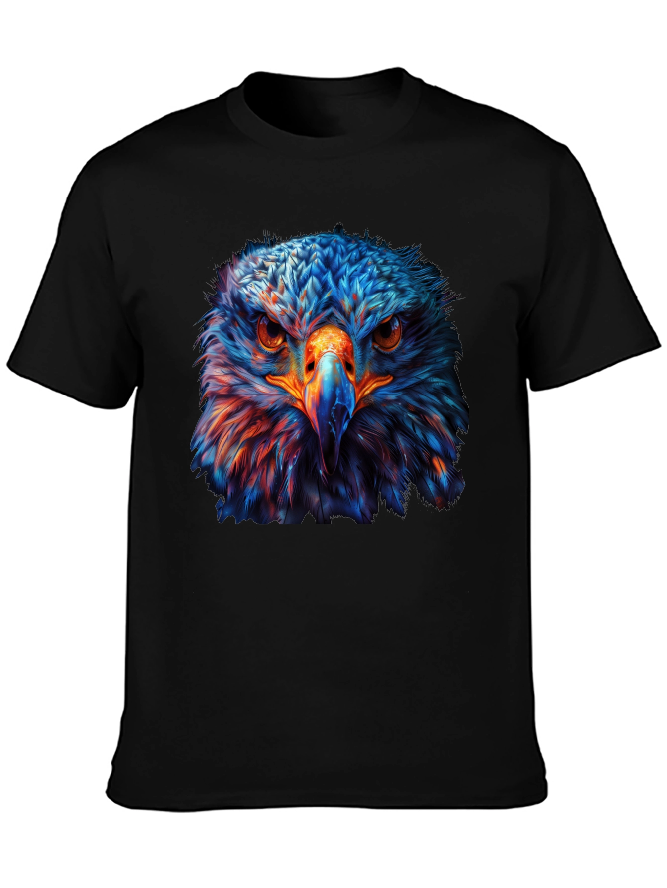 Bold Eagle Graphic Tee - Black T-Shirt
