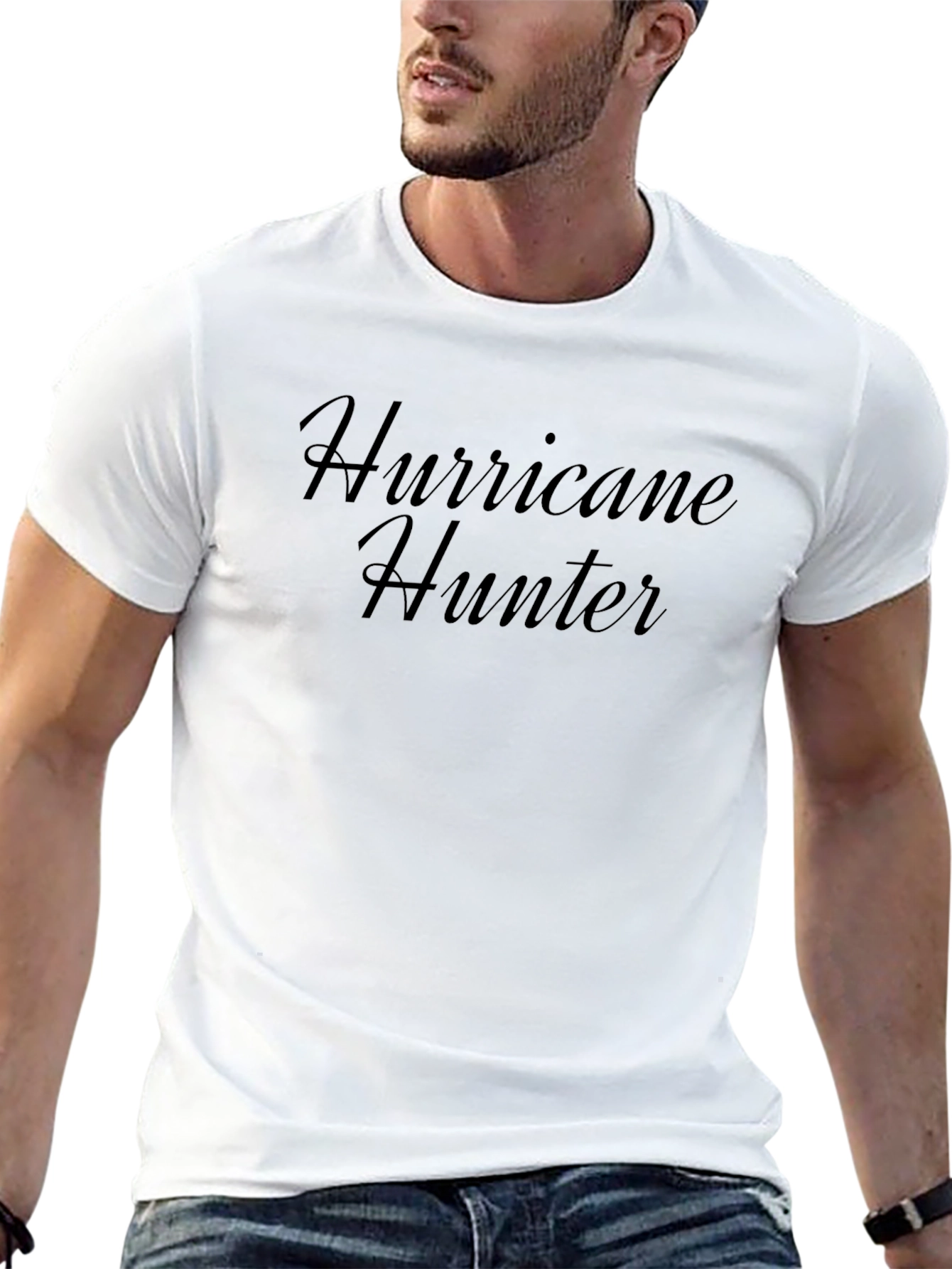 Hurricane Hunter Graphic T-Shirt - Black