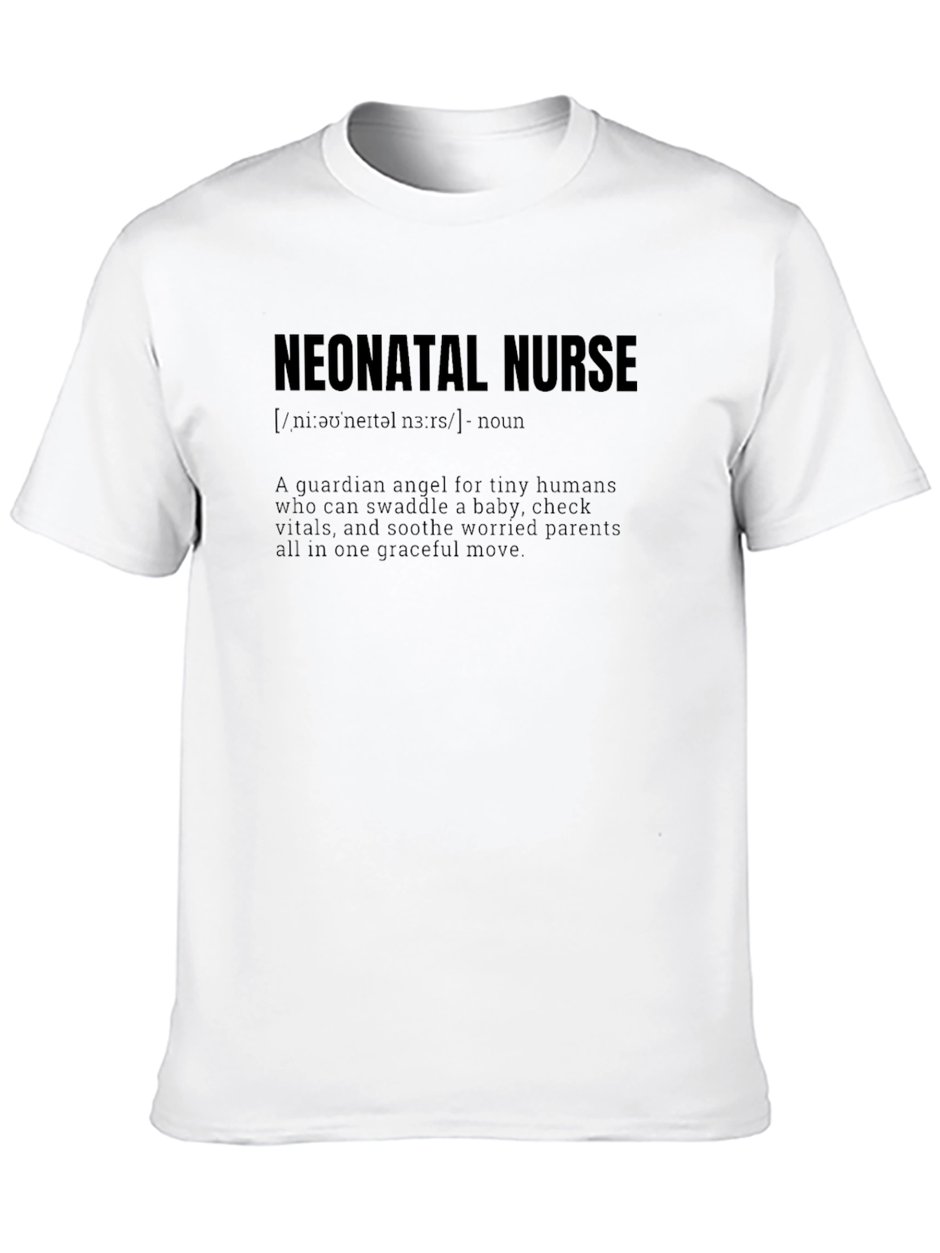 Neonatal Nurse Definition T-Shirt - Guardian Angel Tee