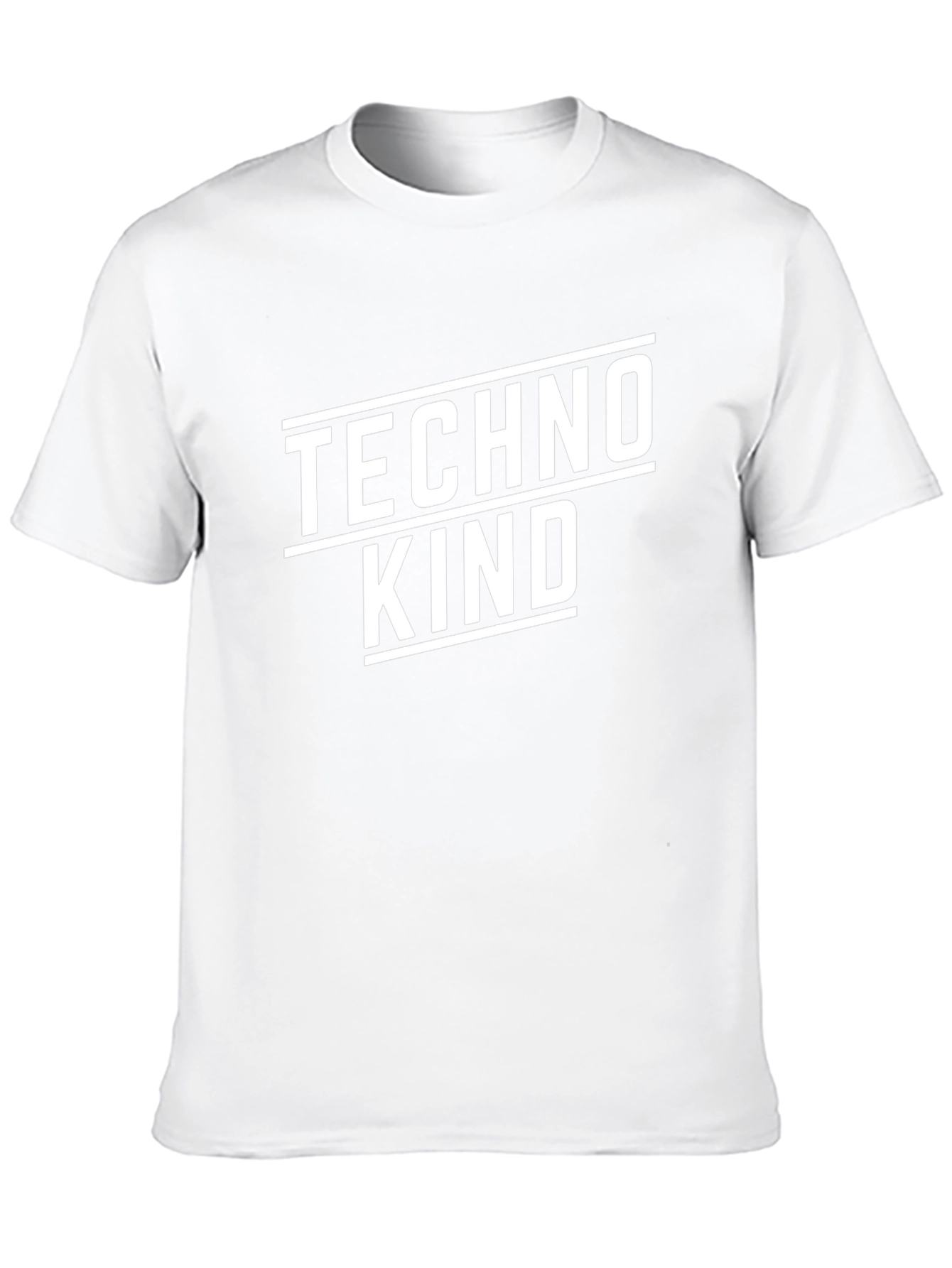 Techno Kind Graphic Tee - Stylish Black T-Shirt