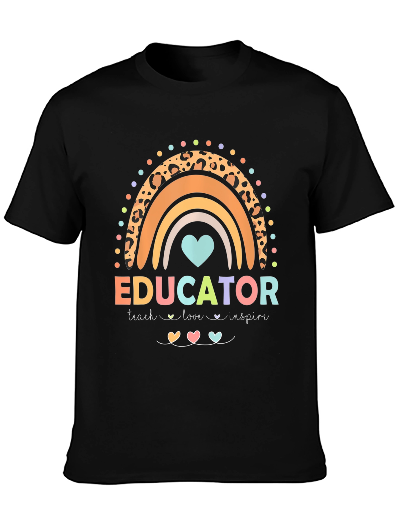 Educator Rainbow Graphic Tee