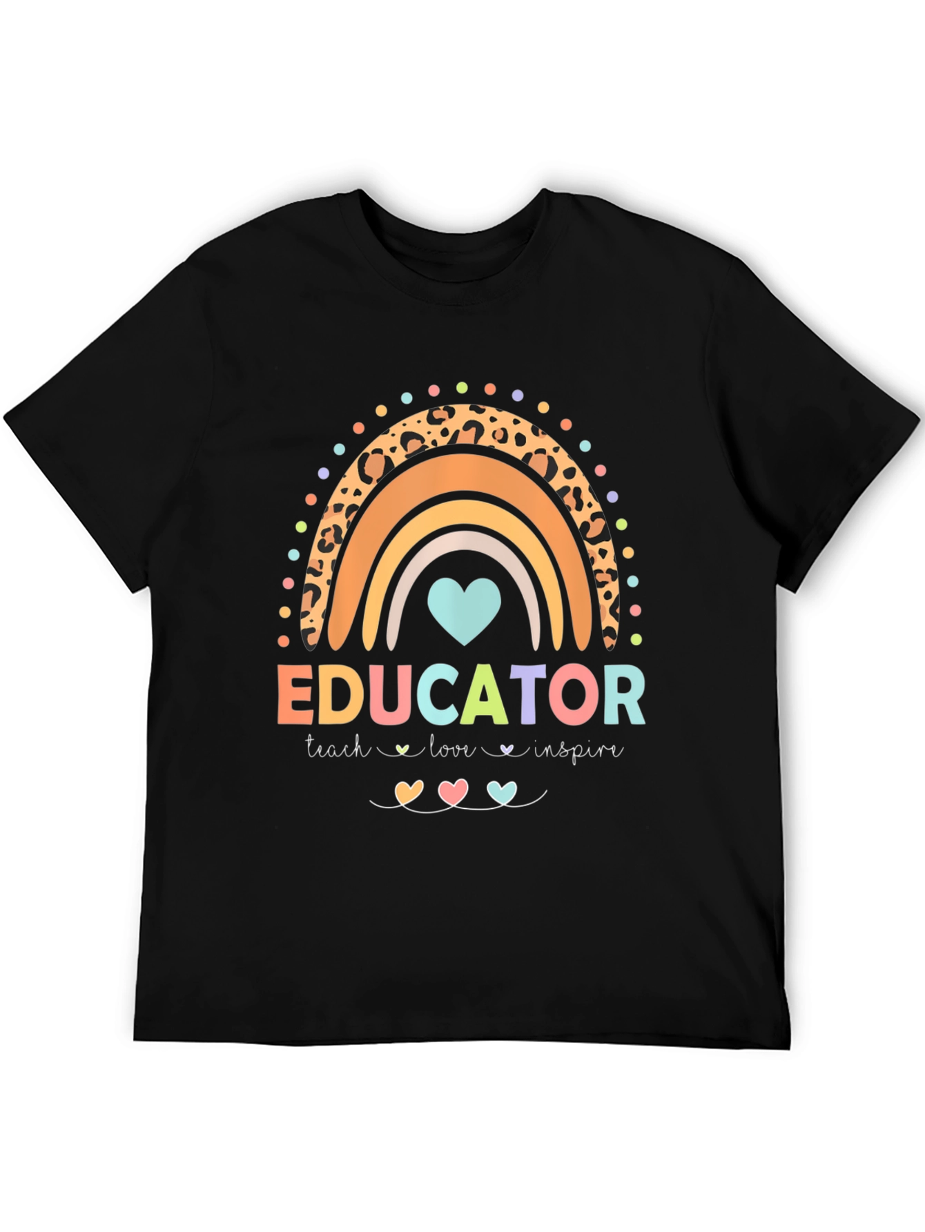 Educator Rainbow Graphic Tee