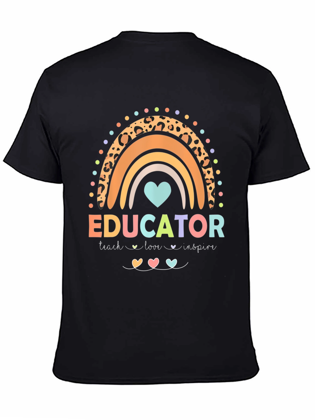 Educator Rainbow Graphic Tee