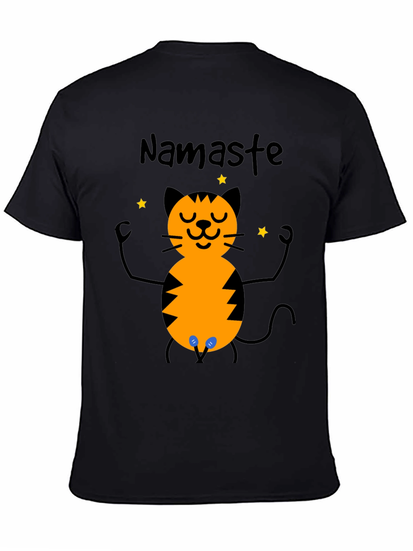 Namaste Cat T-Shirt - Funny Yoga Meditation Tee