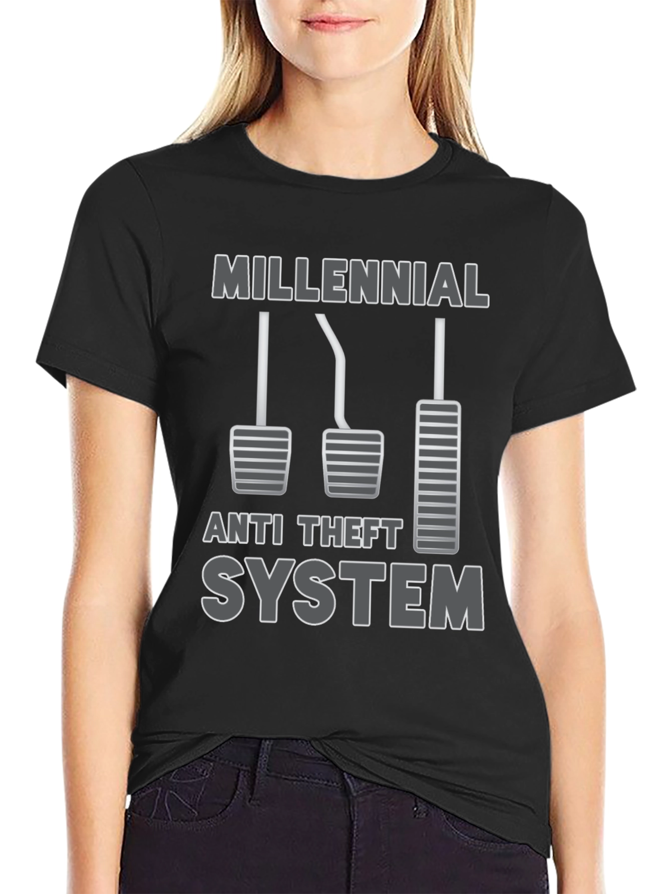 Millennial Anti Theft System Manual Car T-Shirt
