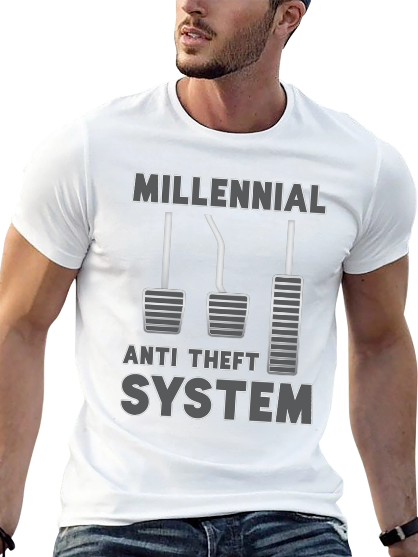 Millennial Anti Theft System Manual Car T-Shirt