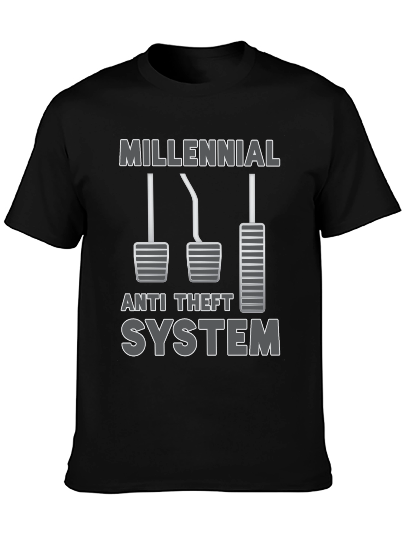 Millennial Anti Theft System Manual Car T-Shirt